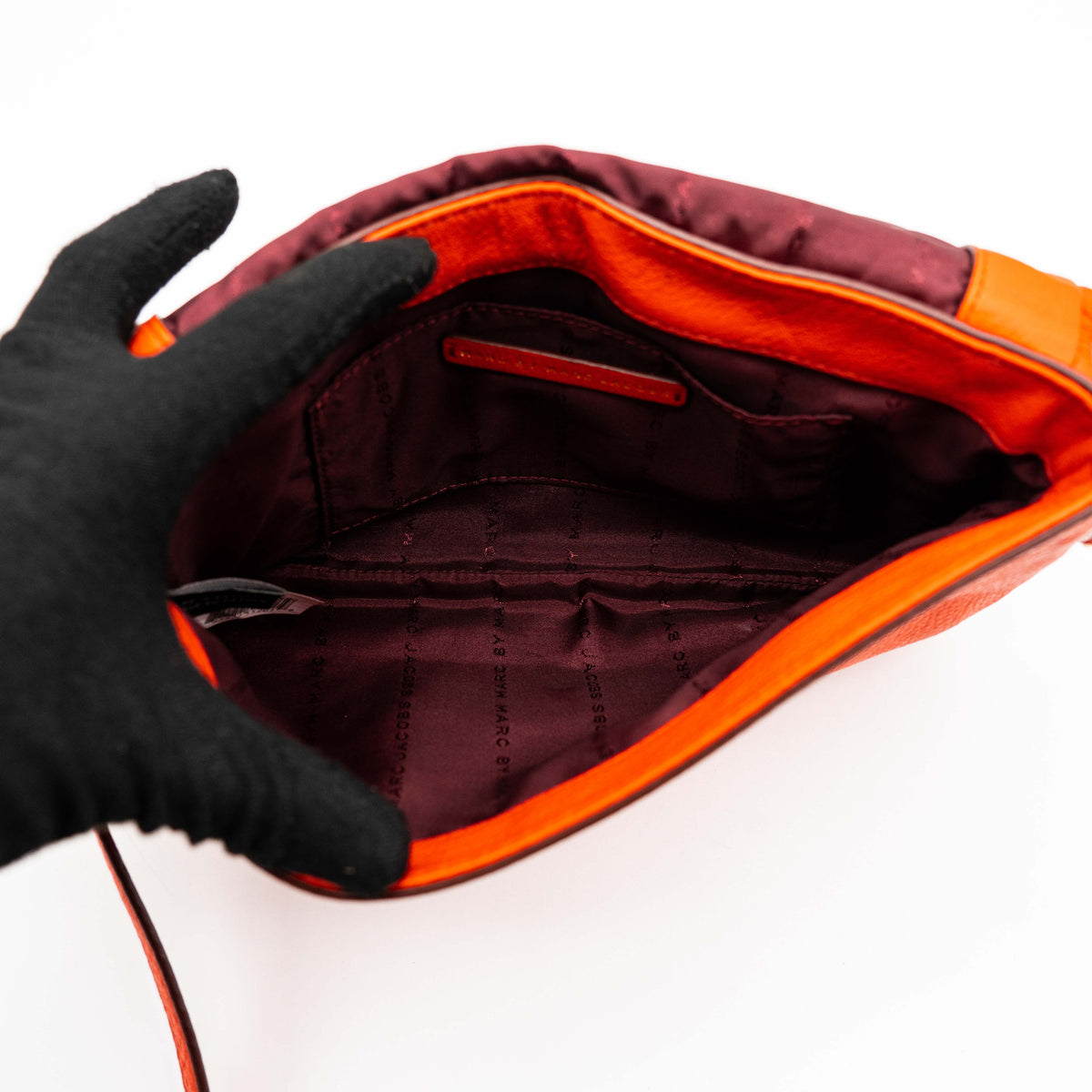 Marc Jacobs Too Hot to Handle Flap Percy Crossbody Bag Burnt Orange