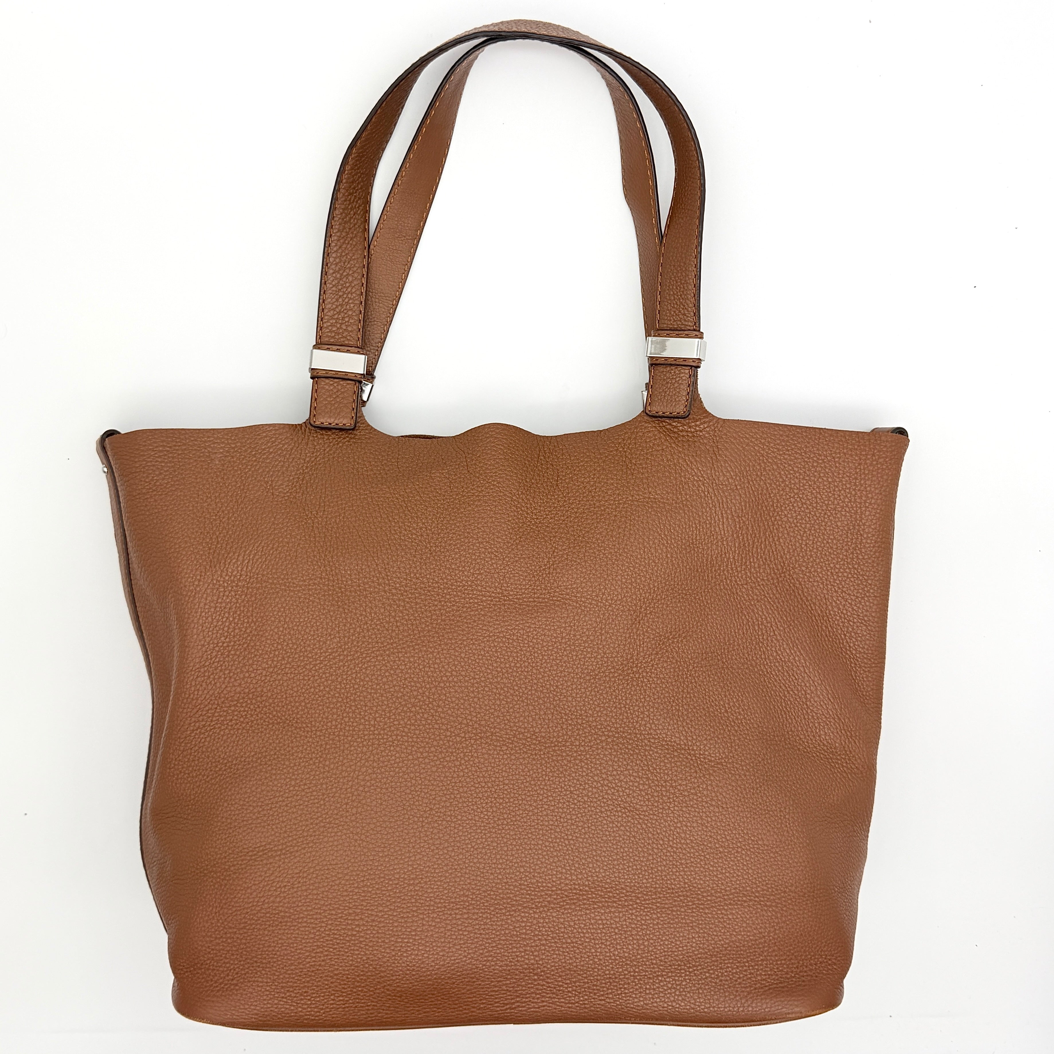 Michael Kors Leather Tote Bag Brown