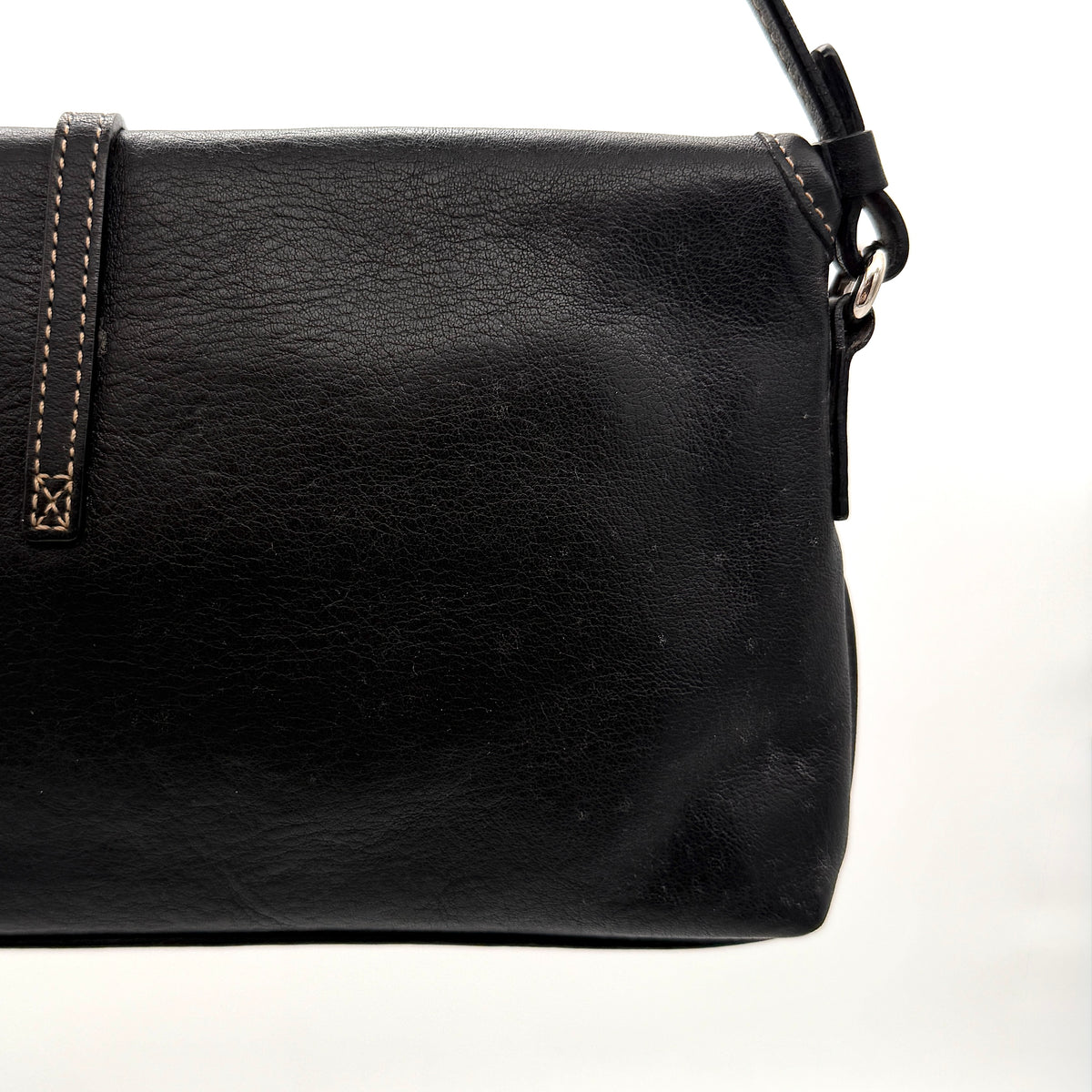 Coach Y2K Demi Clip Baguette Shoulder Bag Black