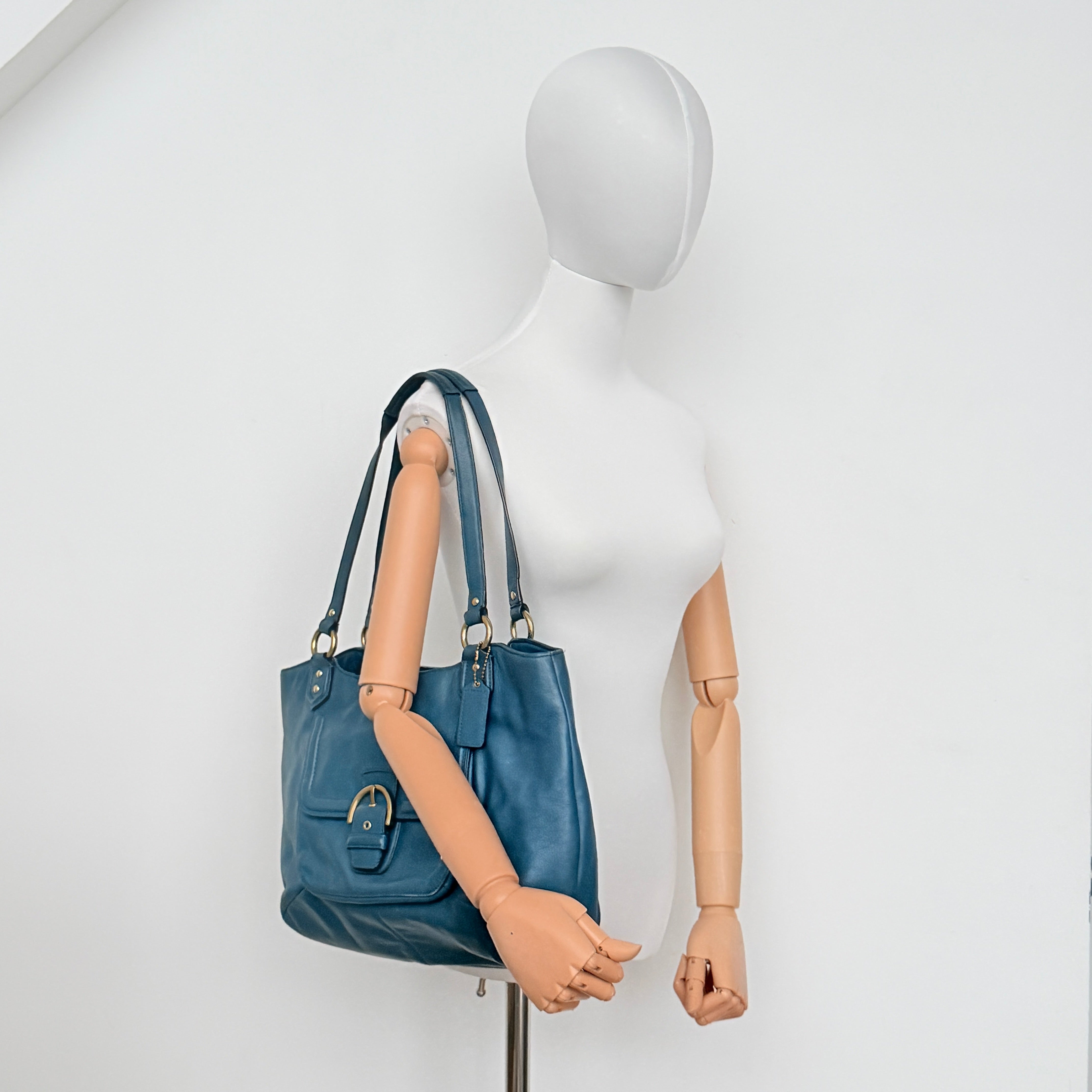 Coach Campbell Belle Hobo Shoulder Bag Blue