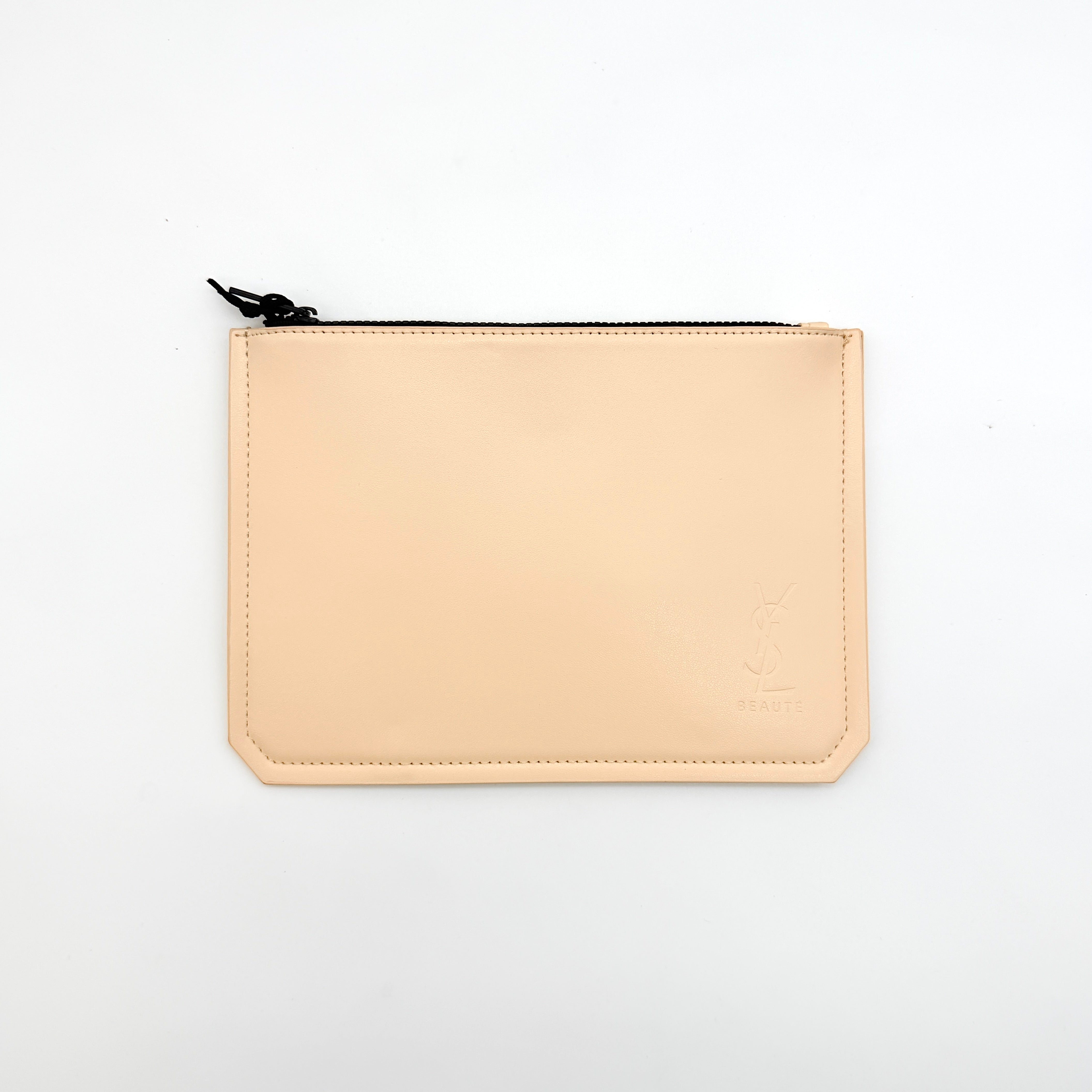 YSL Saint Laurent Beaute Pouch Beige