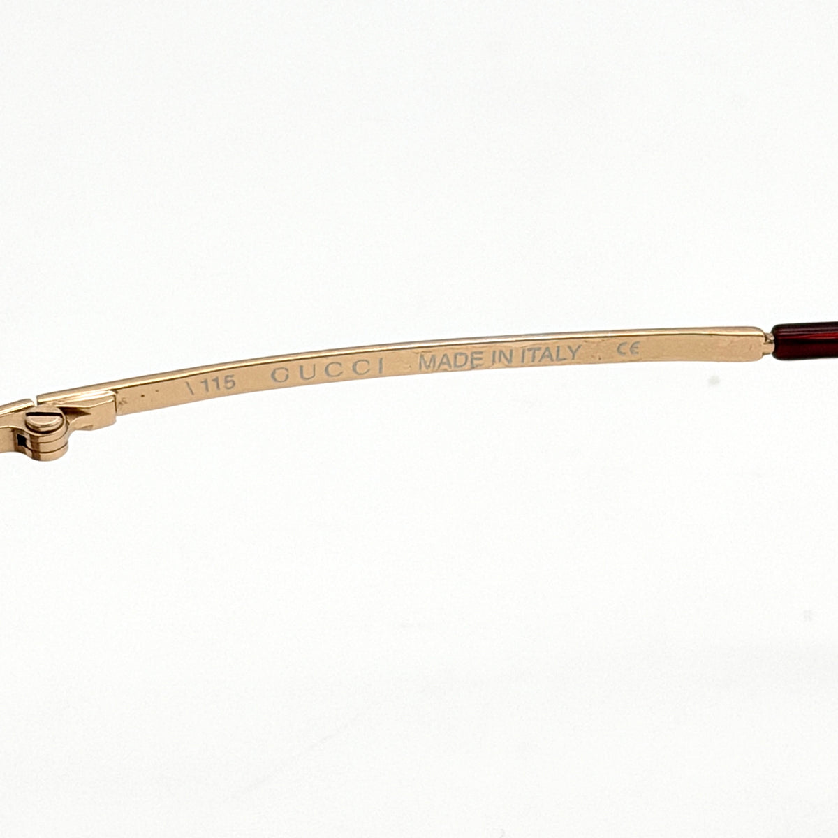 Gucci GG2653/S Gradient Rimless Sunglasses Gold