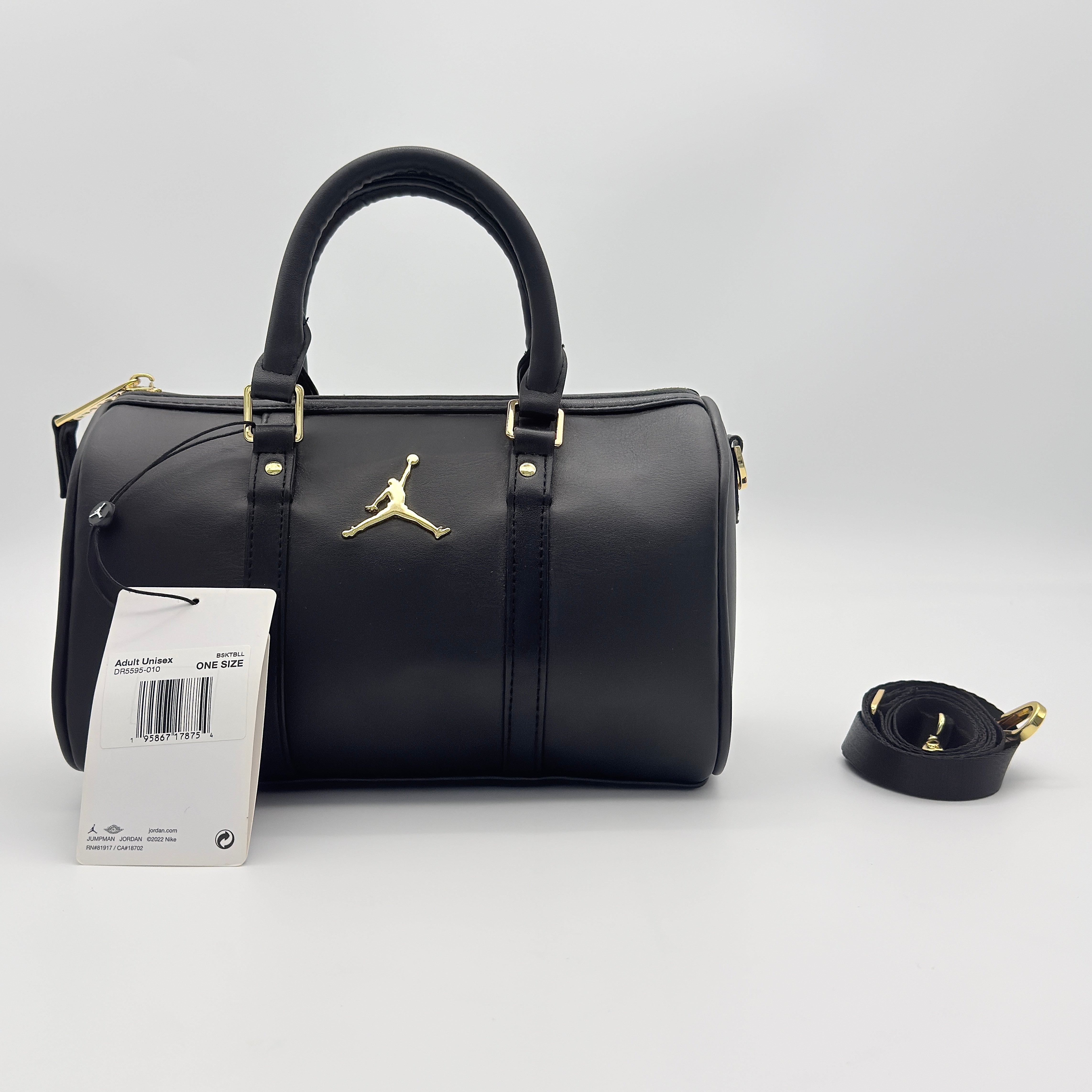 Air Jordan 2Way Jumpman Mini Duffle Handbag Black