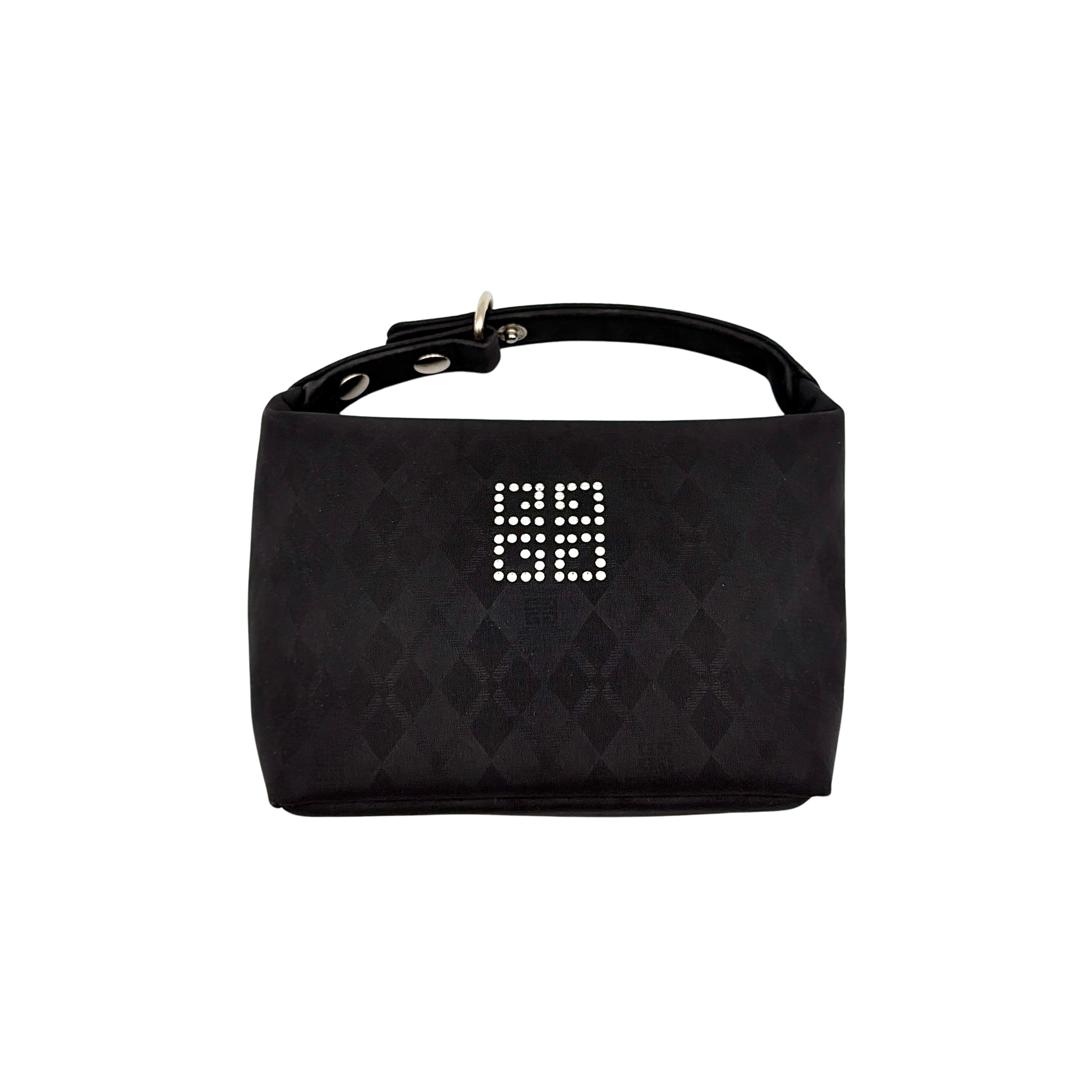 Givenchy 4G Rhinestone Mini Hobo Shoulder Bag Black