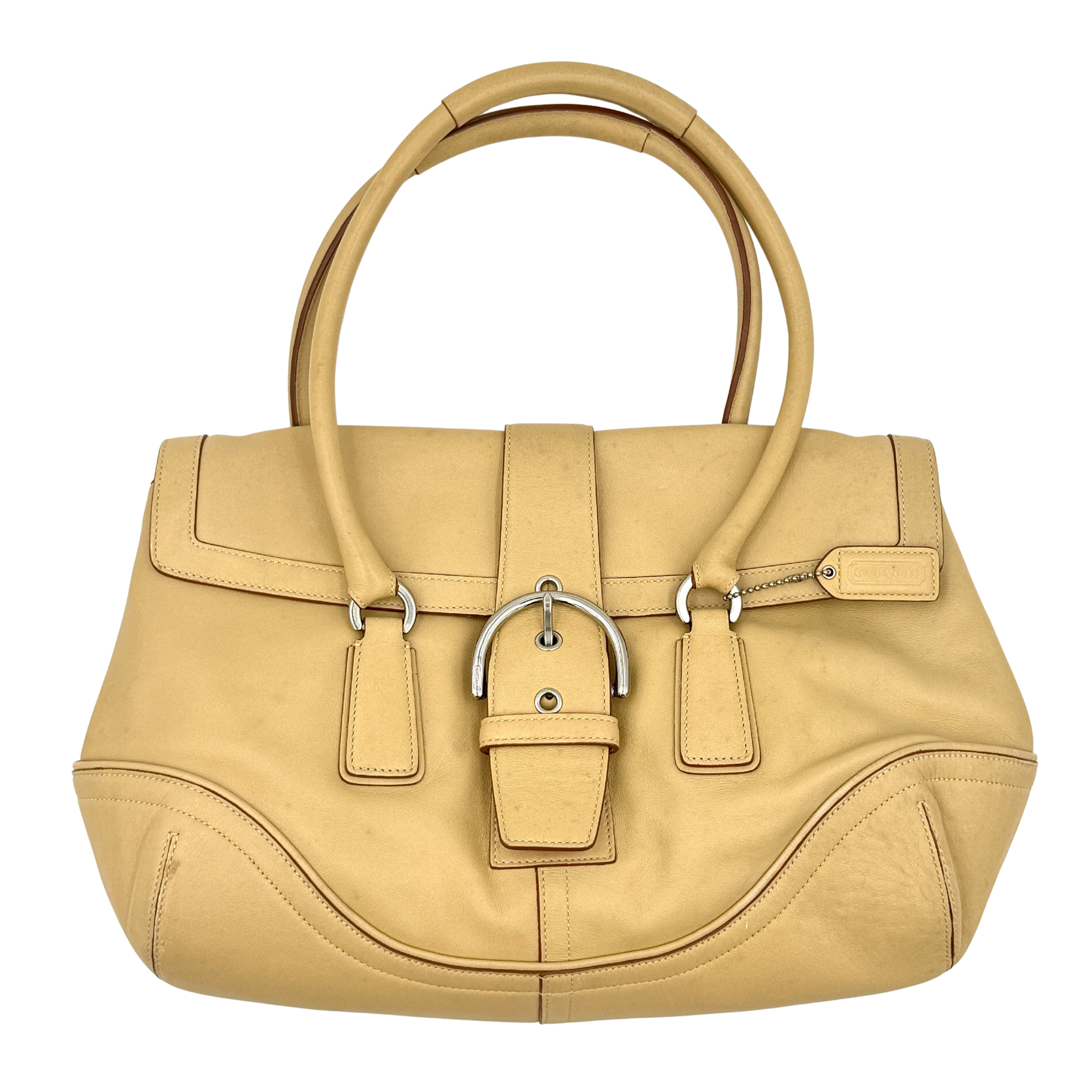 Coach Y2K Signature Soho Shoulder Bag Light Tan