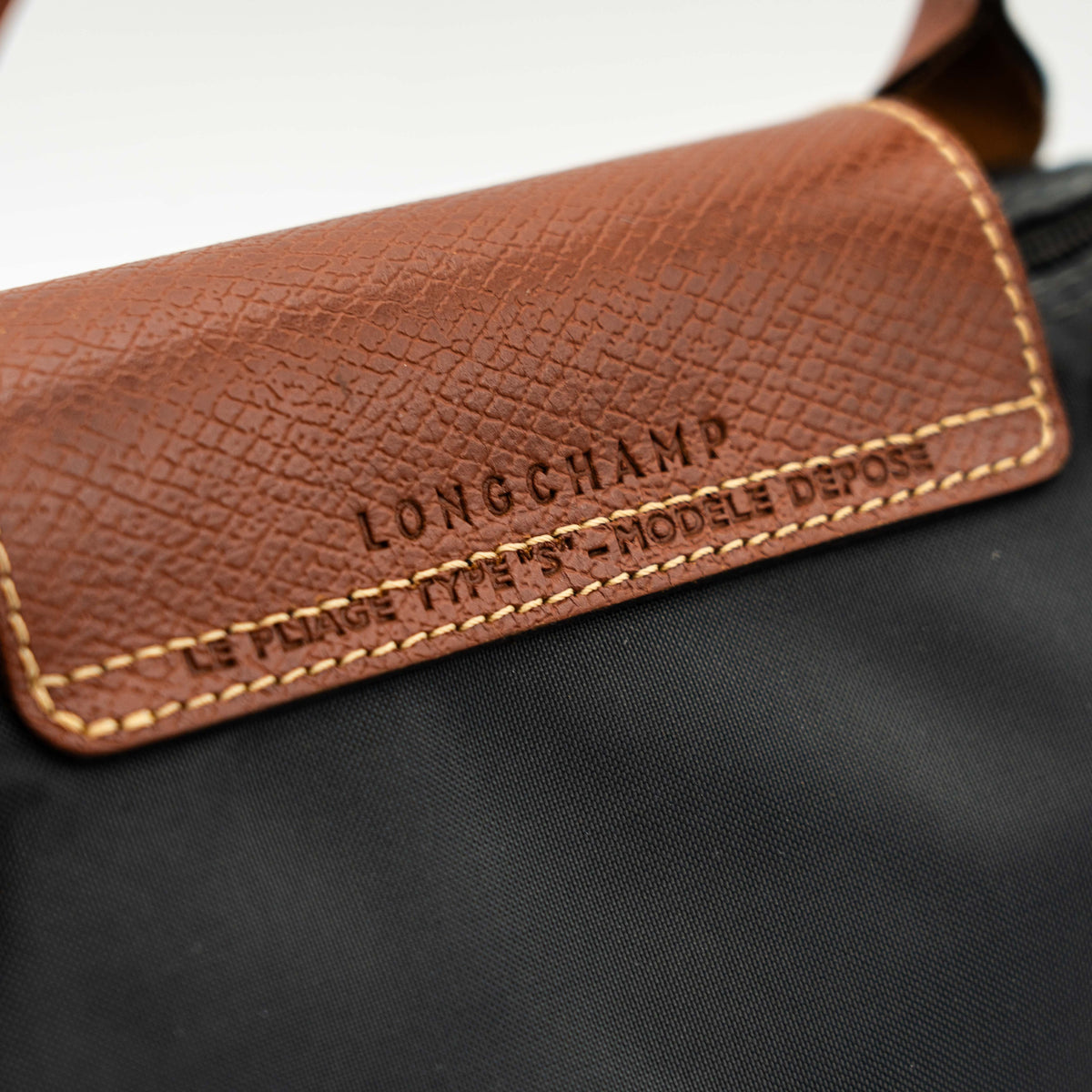 Longchamp Le Pliage Original Handbag Black/Brown
