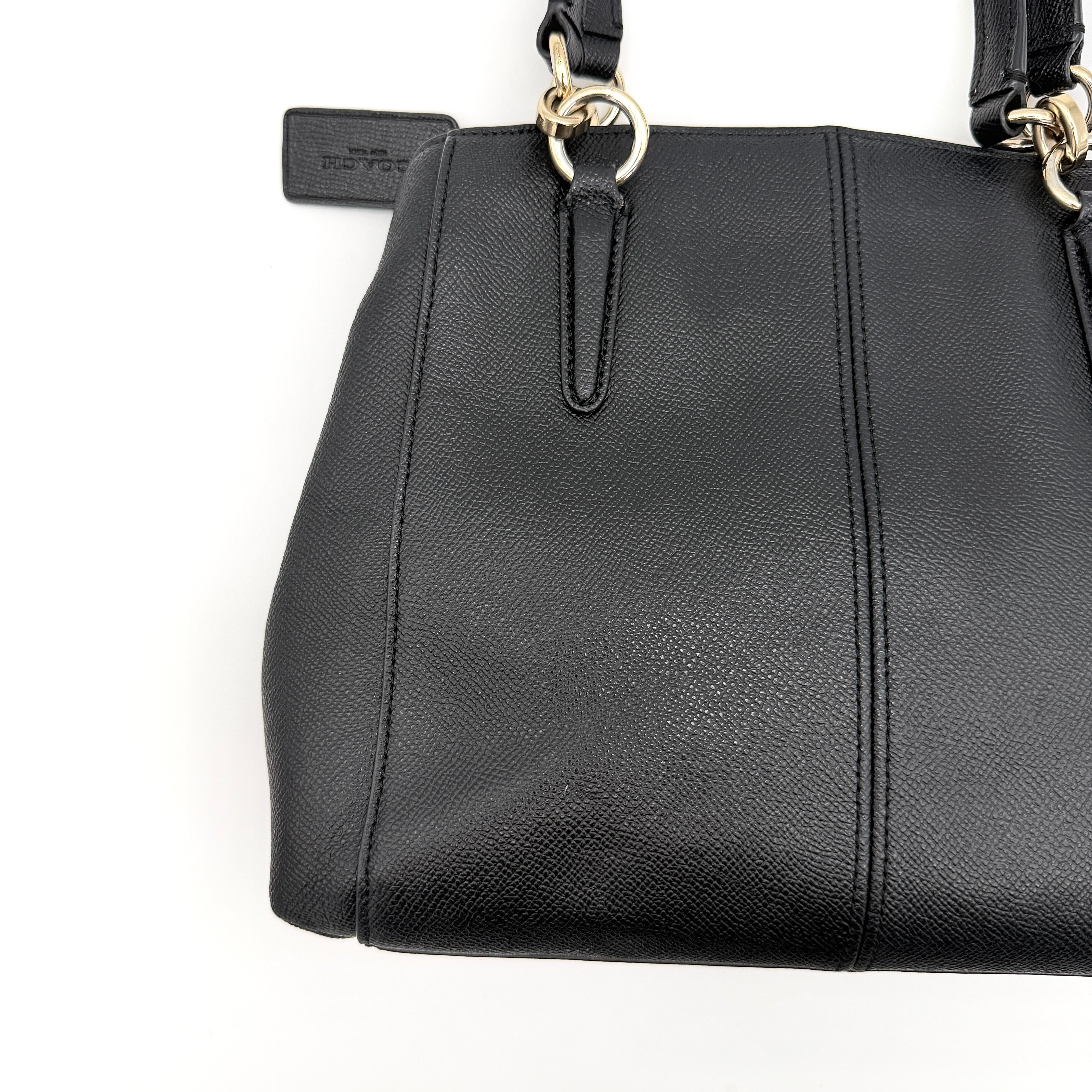 Coach 2Way Minetta Satchel Handbag Black