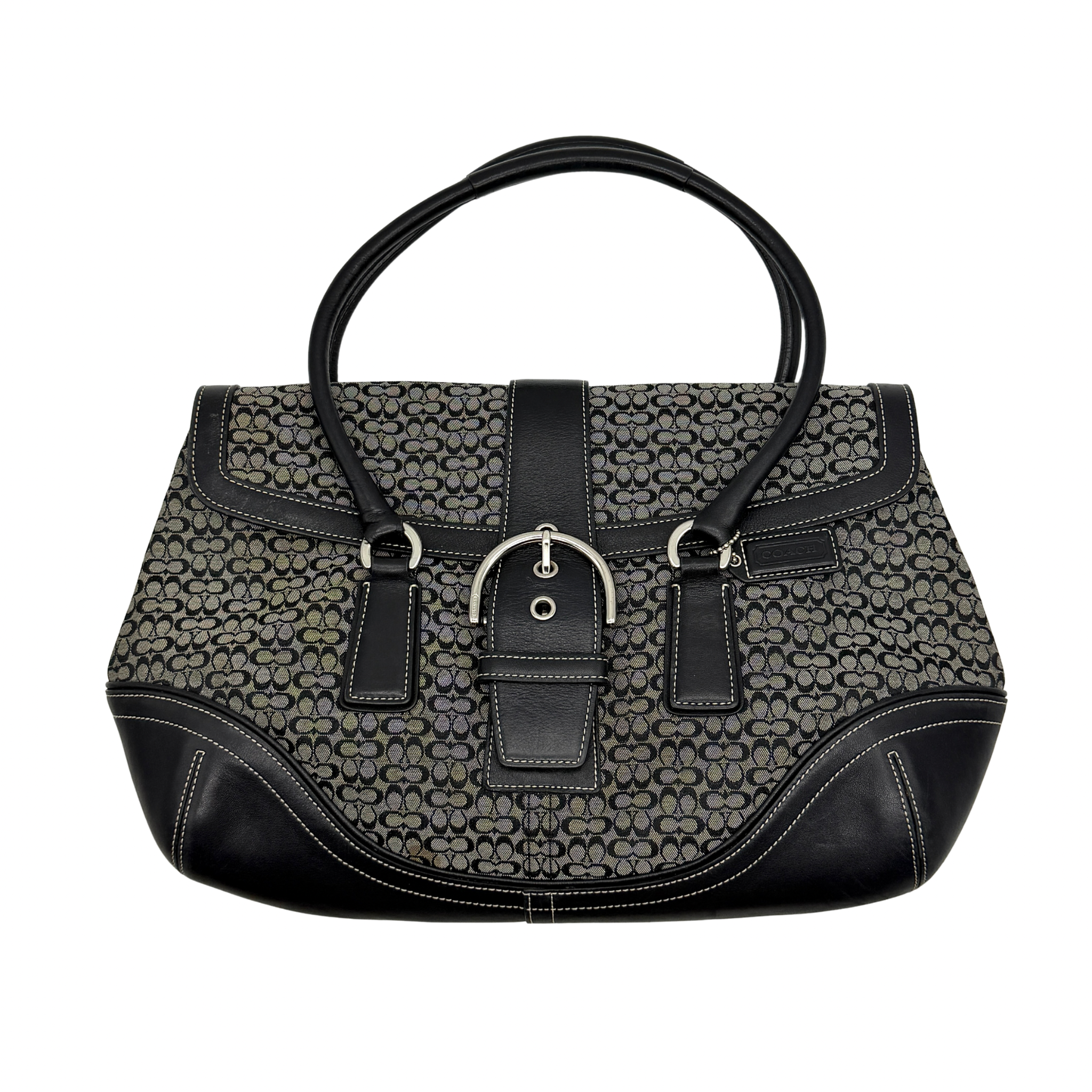 Coach Y2K Signature Soho Shoulder Bag Grey/Black