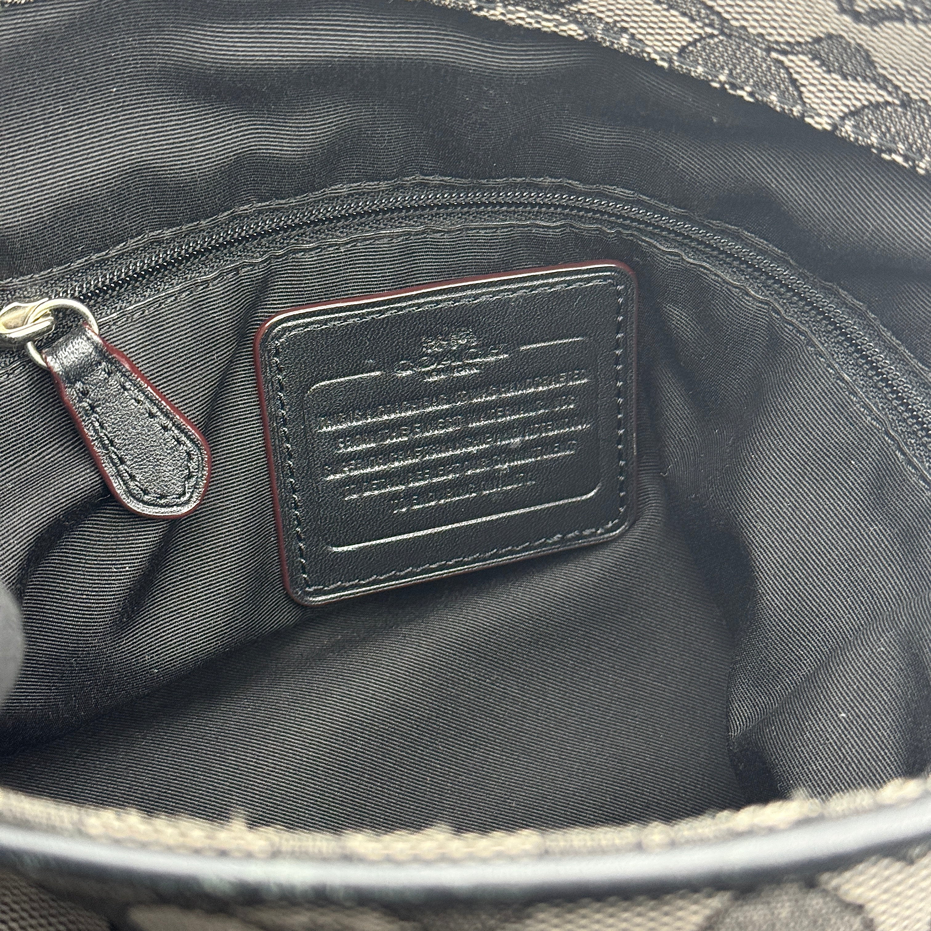 Coach Signature Phoebe Shoulder Bag Grey/Black