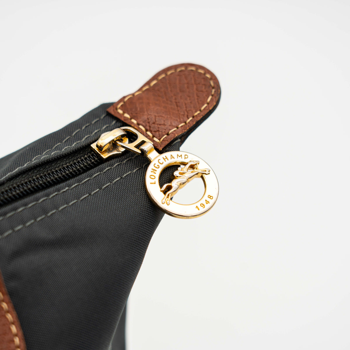 Longchamp Le Pliage Original Handbag Black/Brown