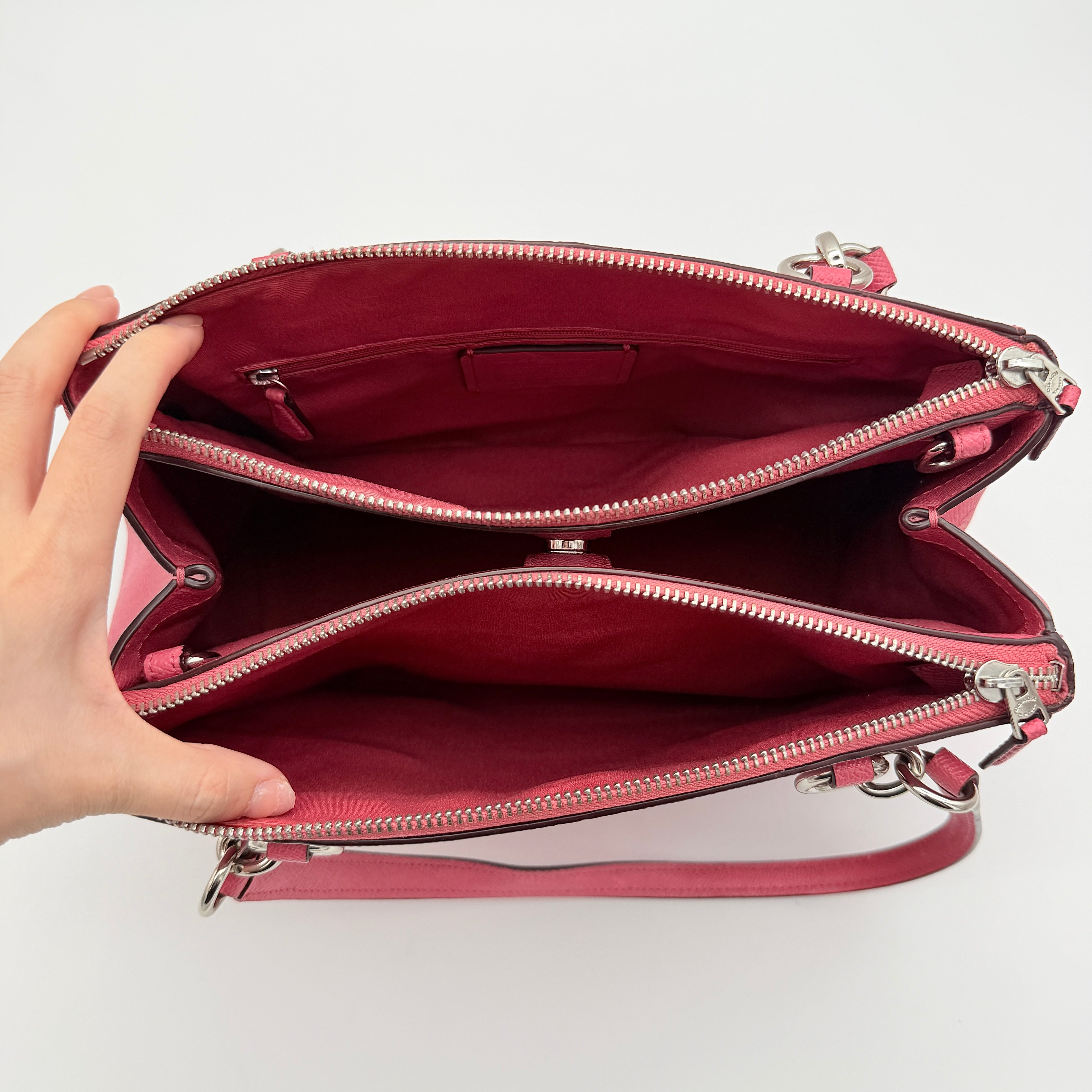 Coach 2Way Christie Carryall Handbag Pink