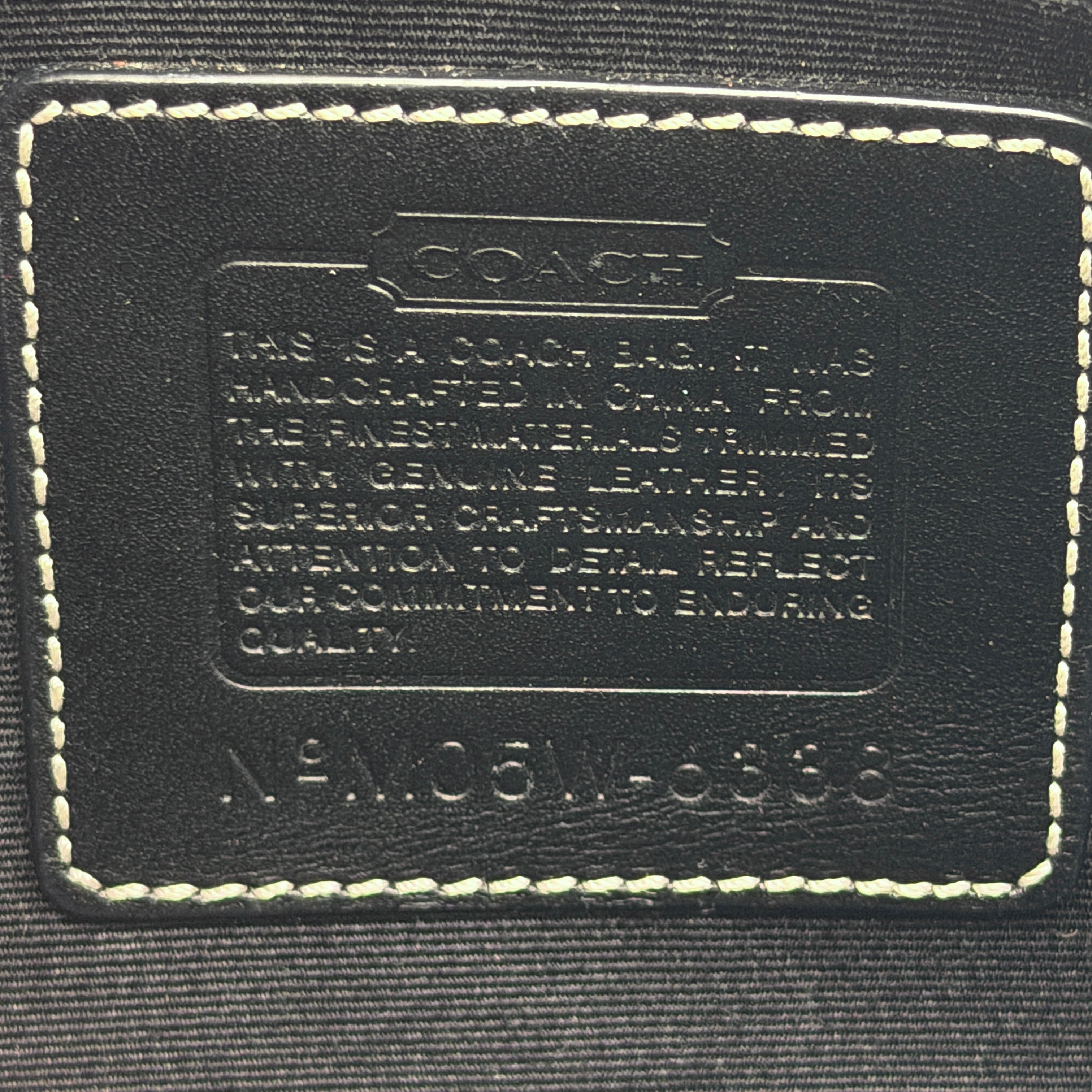 Coach Signature Stripe Crossbody Bag Grey/Black