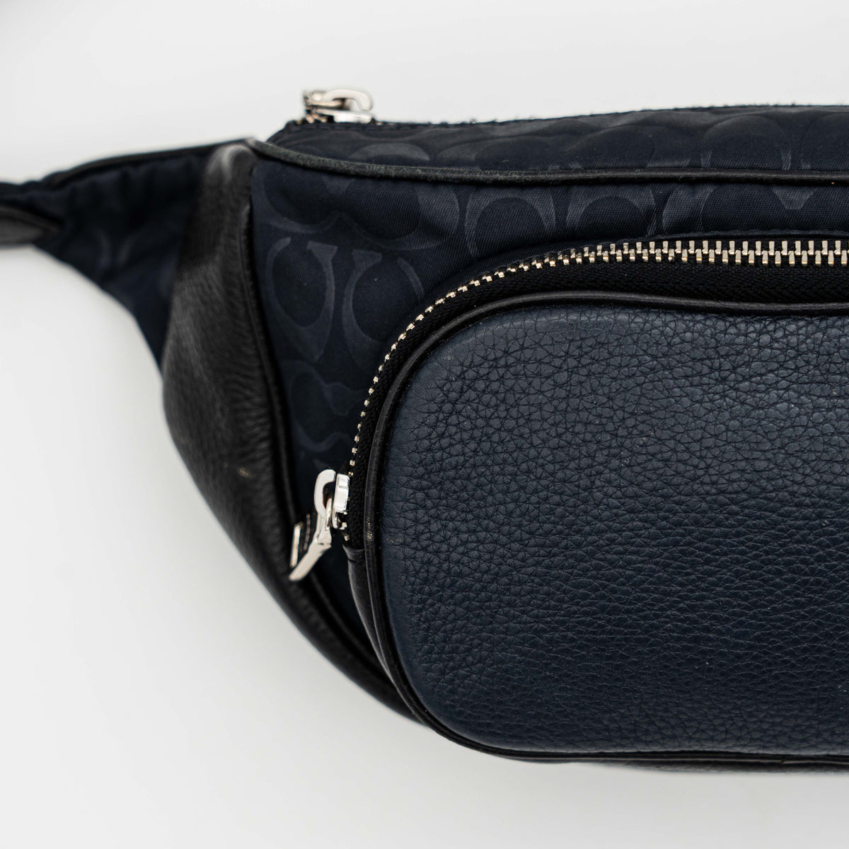 Coach Court Belt Bag Navy Blue