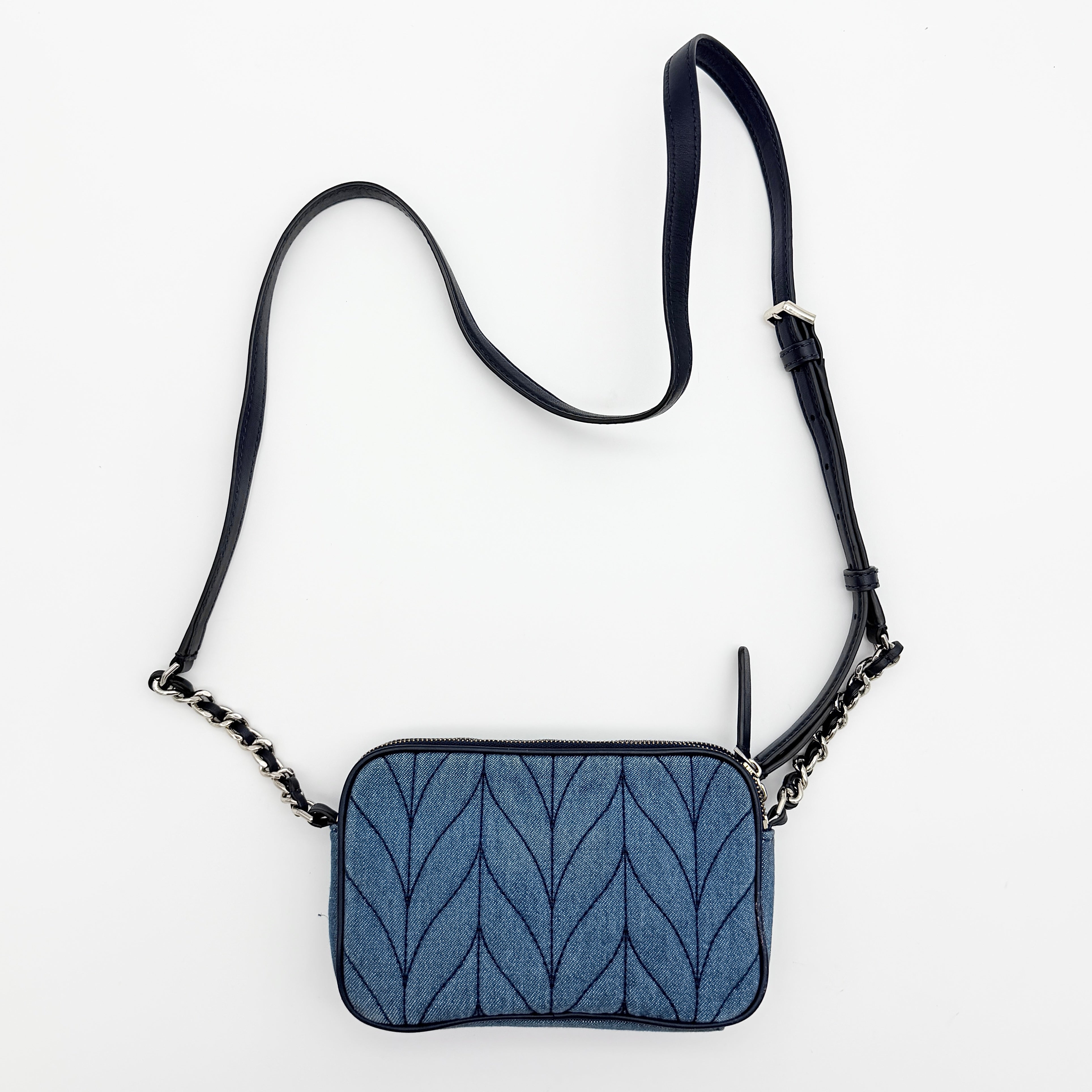 Kate Spade New York Briar Lane Quilted Denim Kendall Crossbody Bag