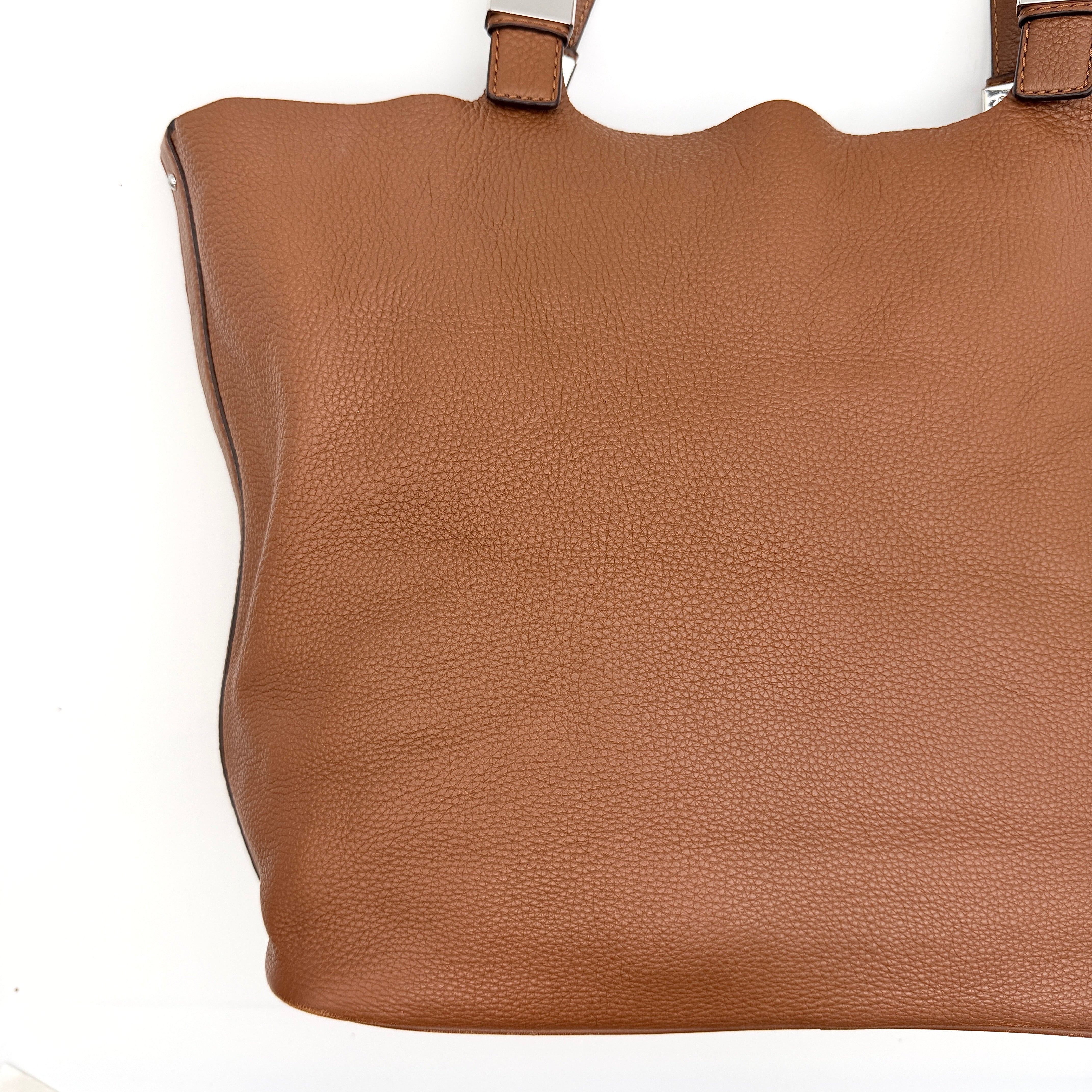 Michael Kors Leather Tote Bag Brown