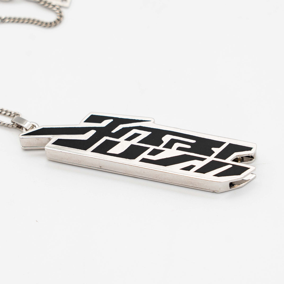 AMBUSH Y2K USB Charm Necklace Black/Silver