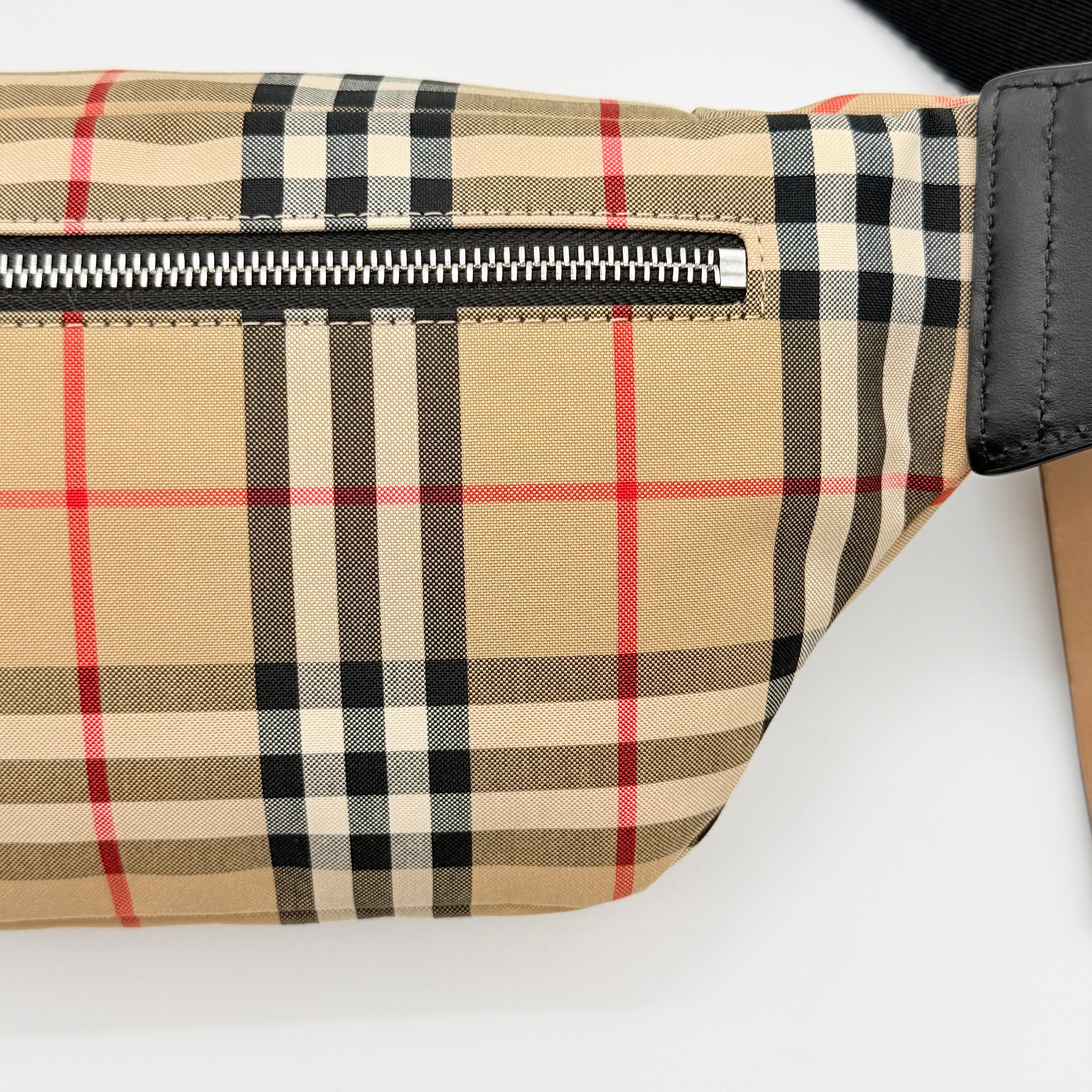 Burberry Nova Check Waist Bag Beige