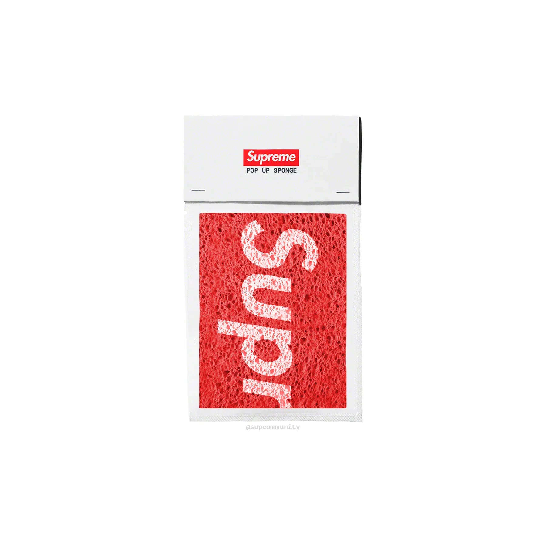 Supreme Pop Up Sponge Red