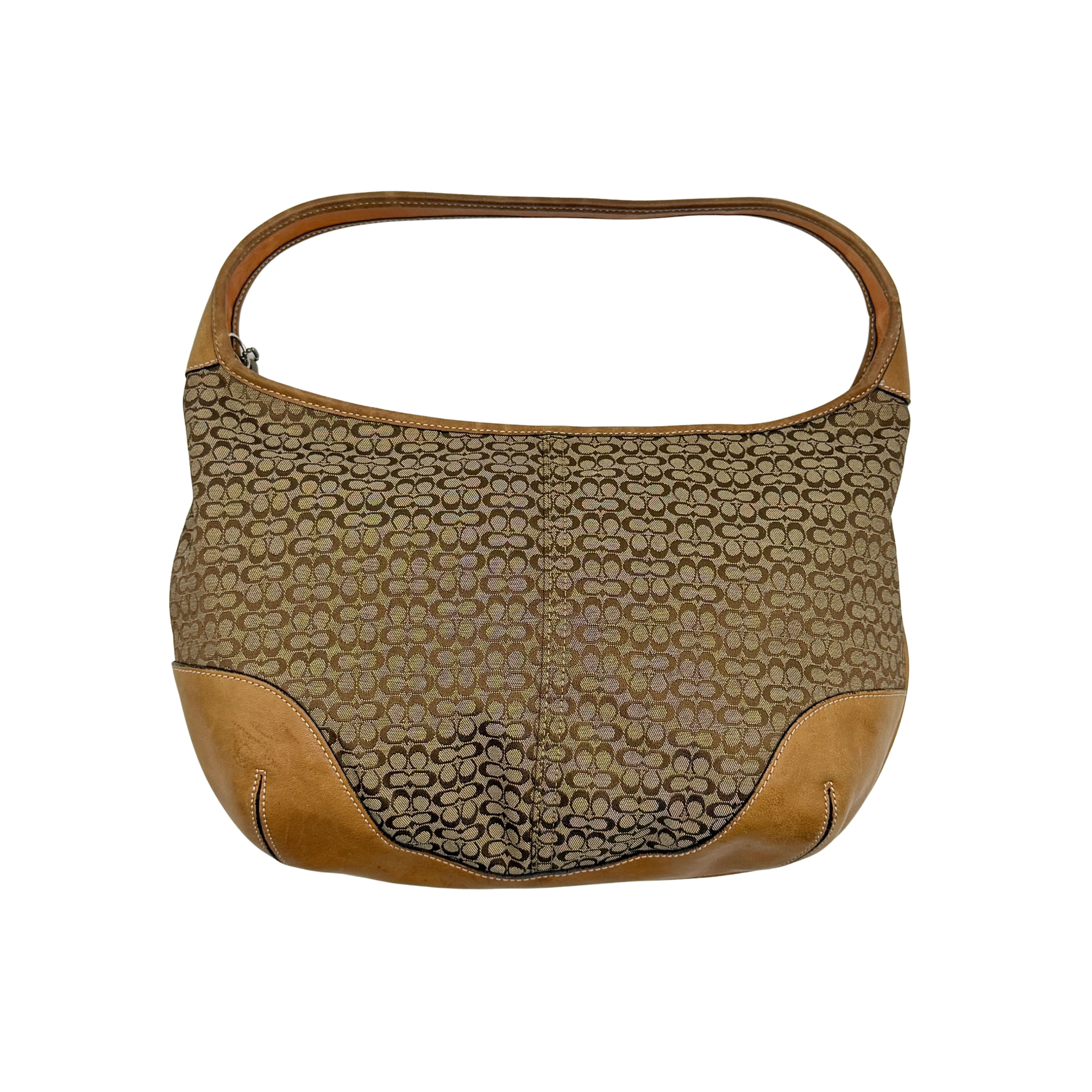 Coach Signature Ergo Shoulder Bag Beige/Brown