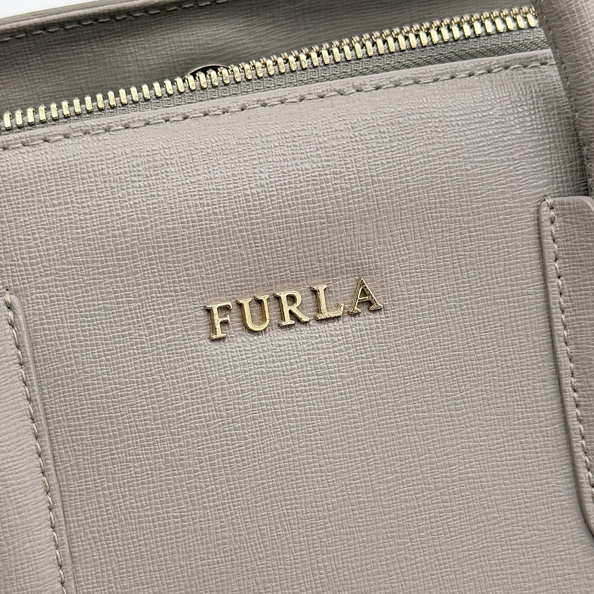 Furla Tessa Handbag Grey