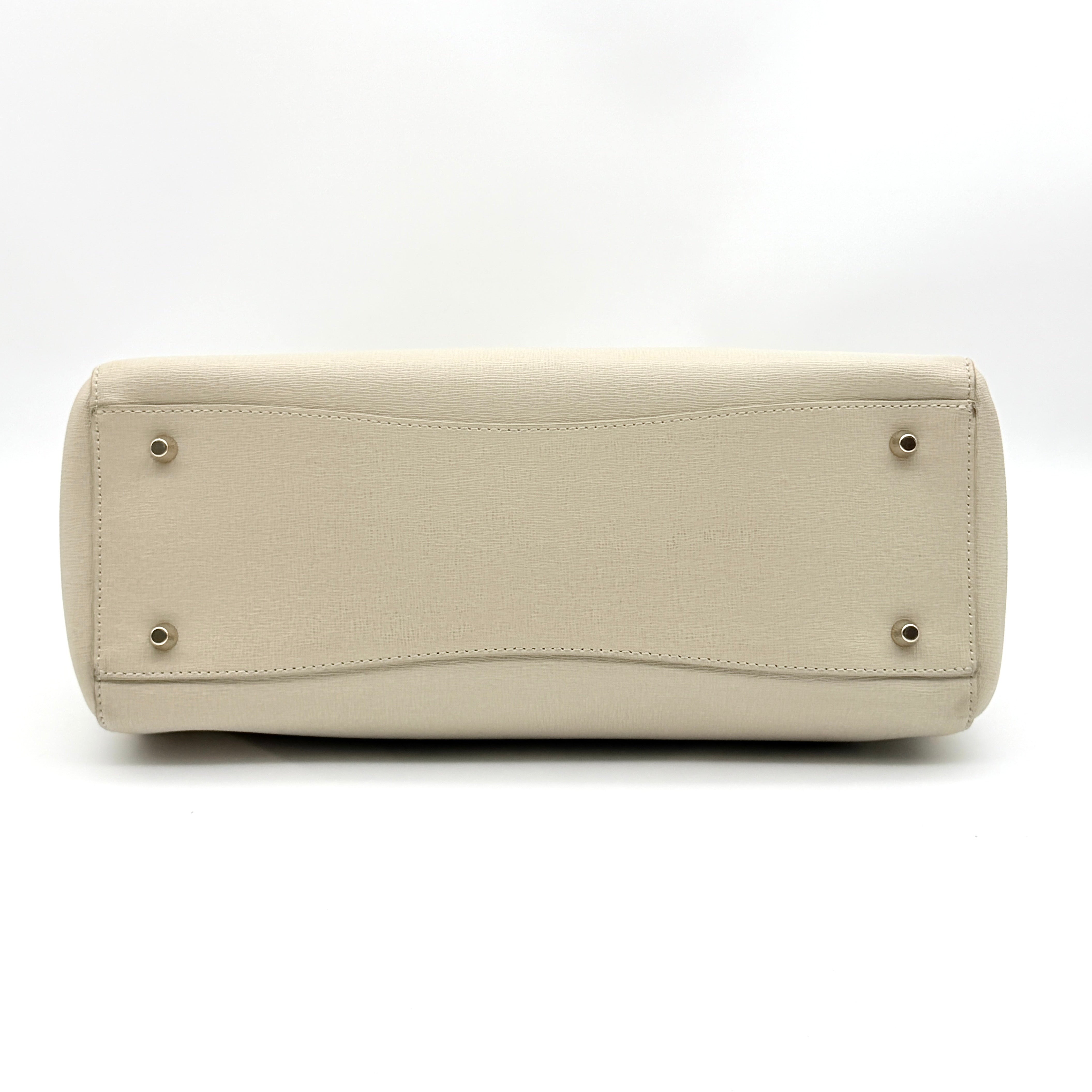 Furla Linda Satchel Handbag Beige