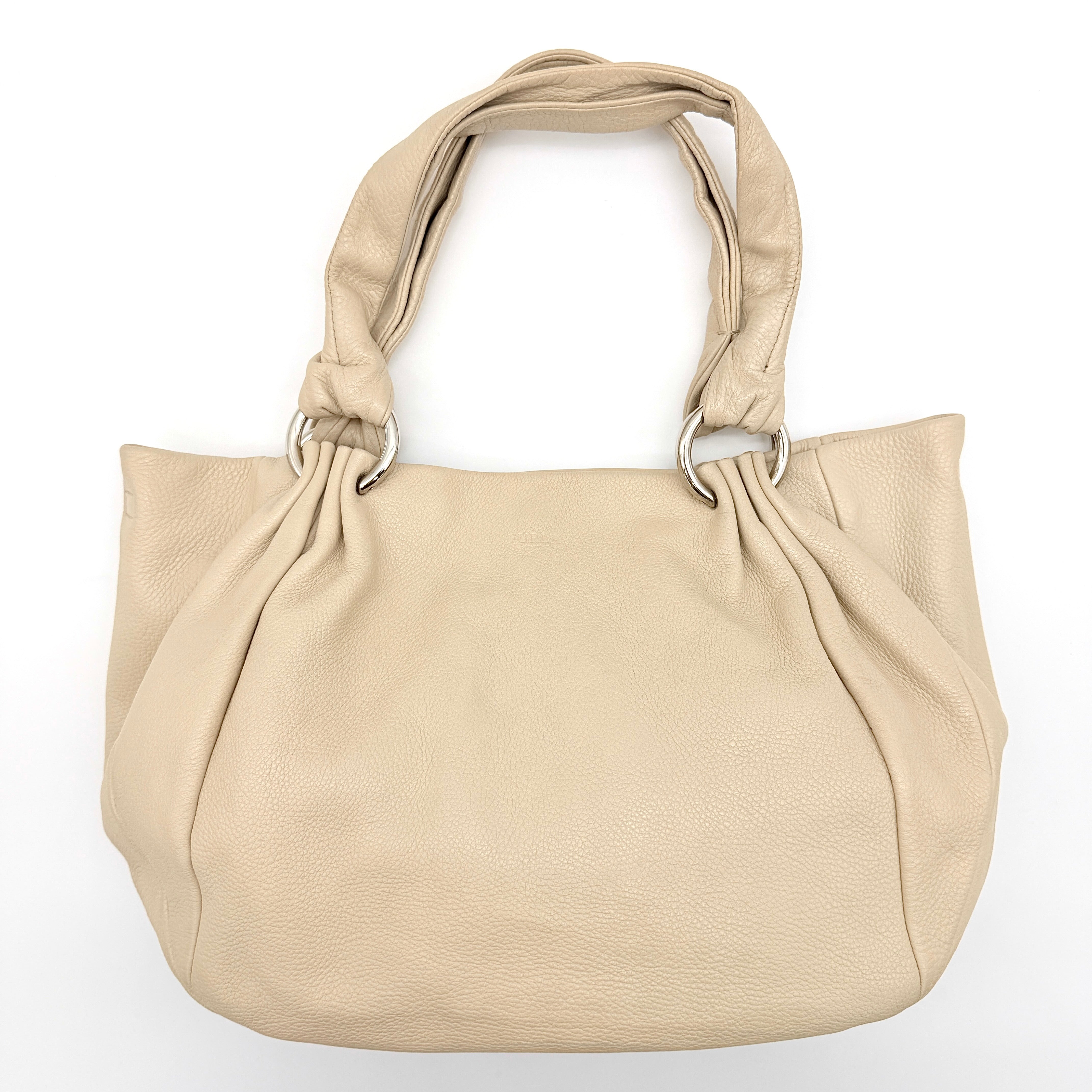 Furla Leather Shoulder Bag Beige