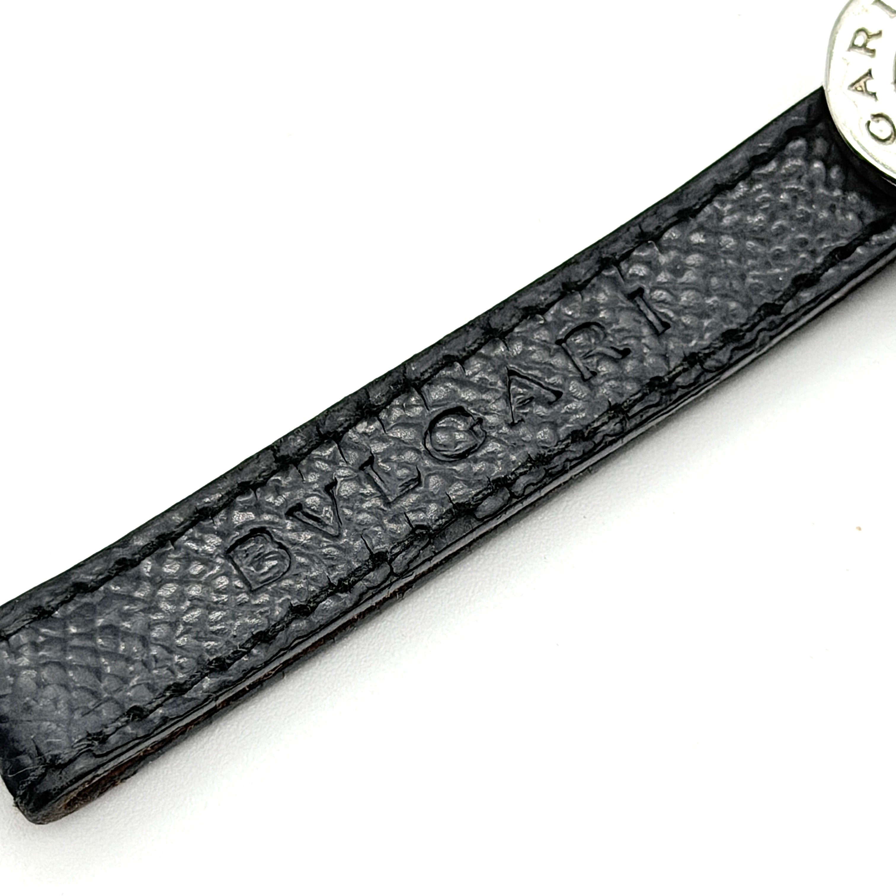Bvlgari B-Zero1 Leather Phone Charm Black