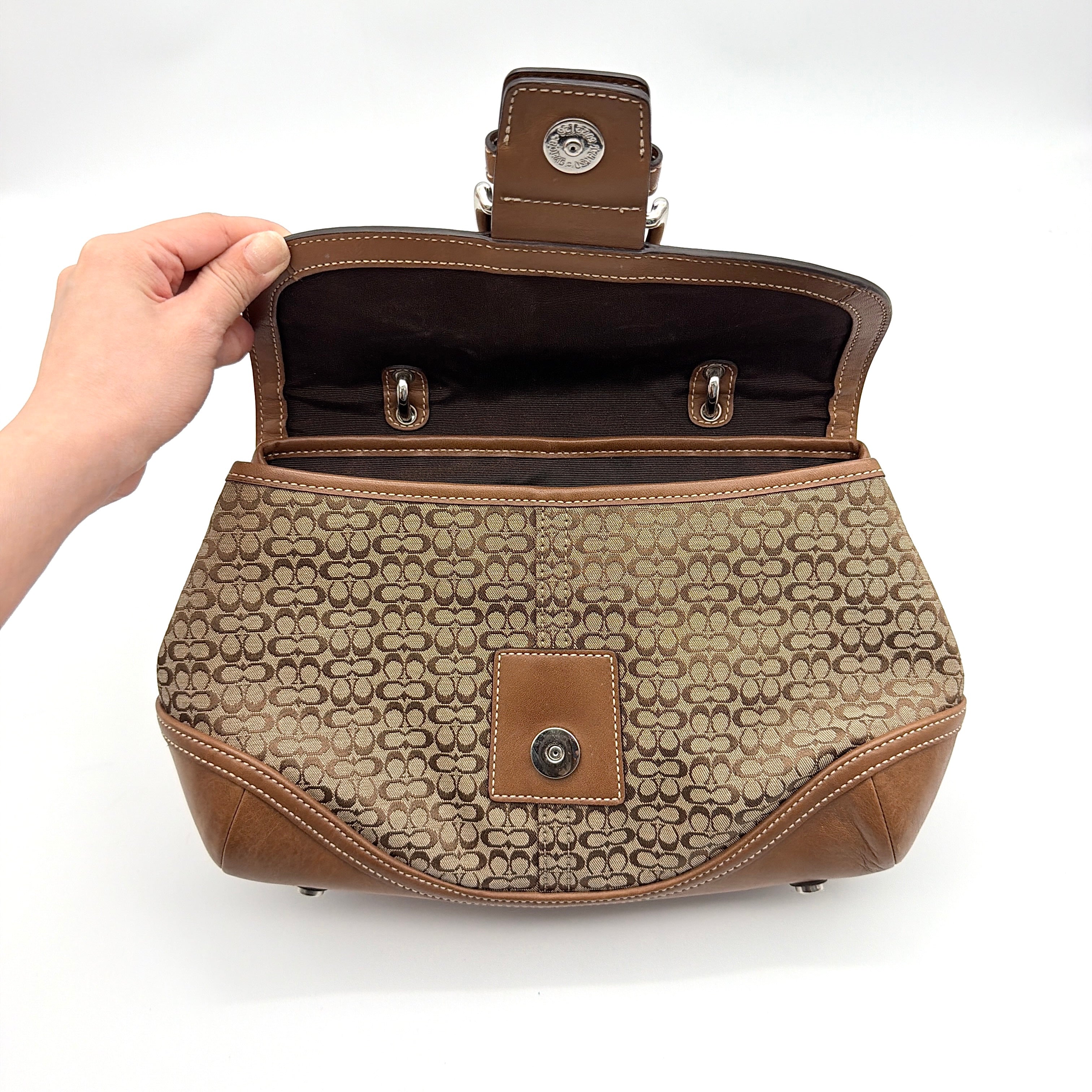 Coach Y2K Signature Soho Shoulder Bag Beige/Tan