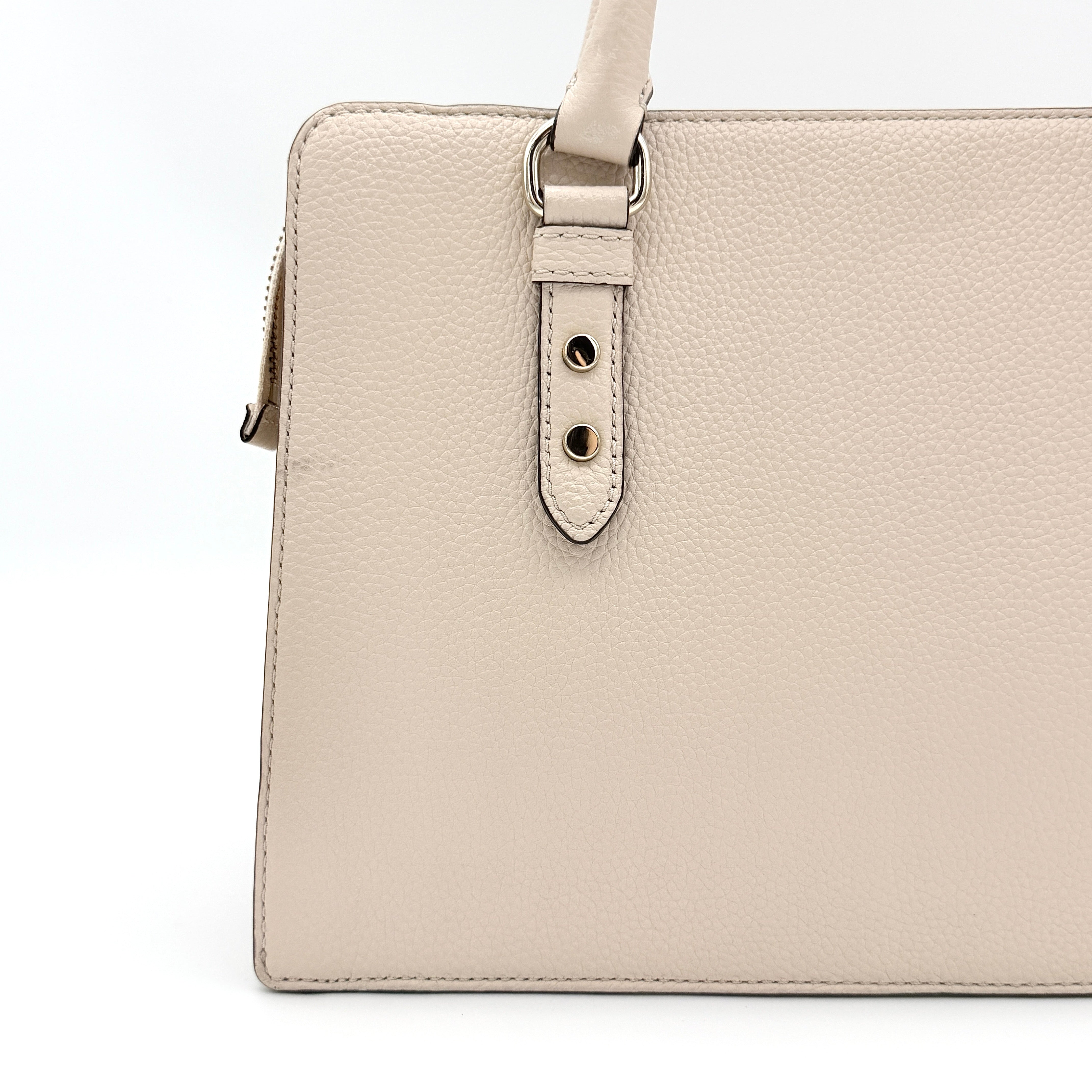 Kate Spade Mulberry Street Lise Satchel Handbag Cream