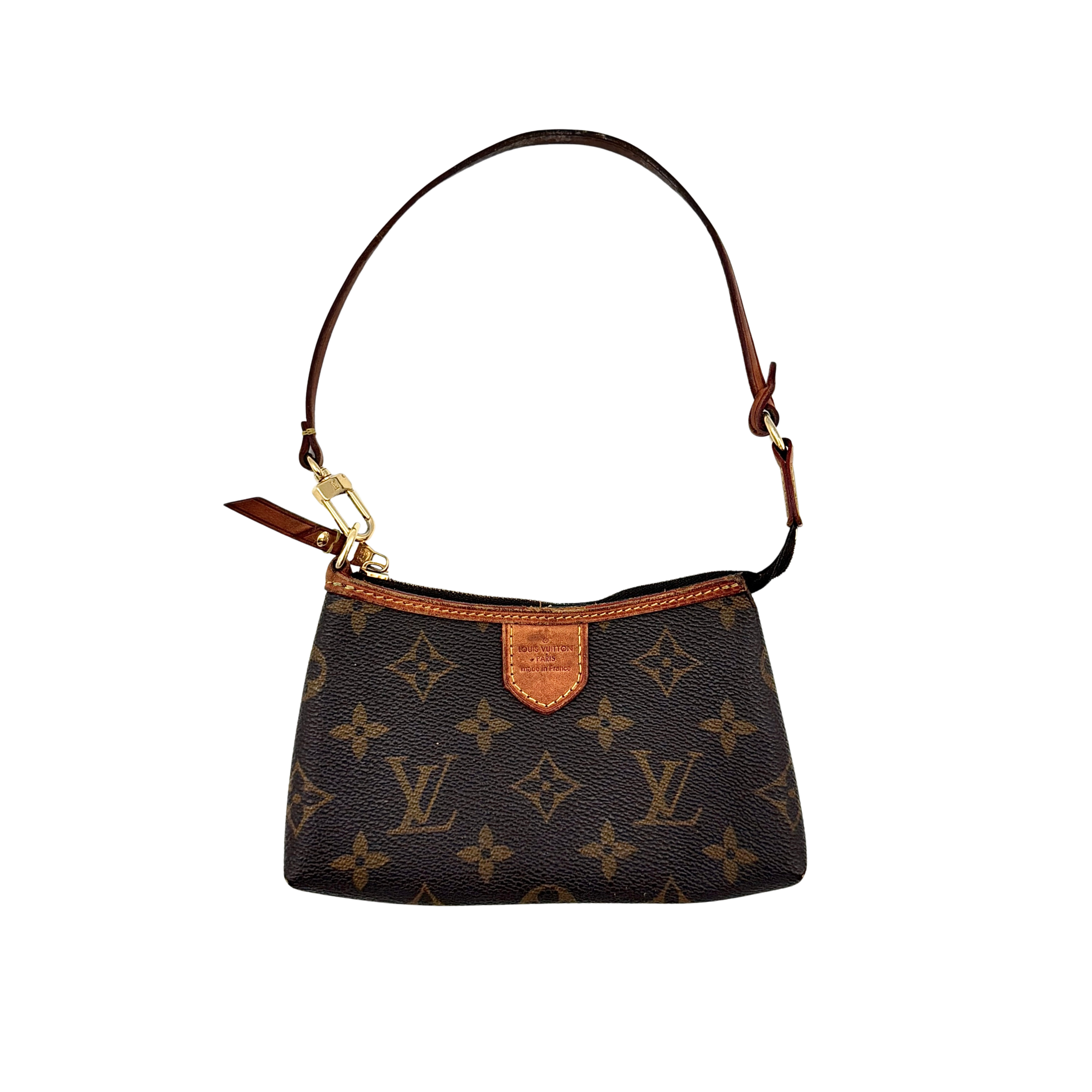 Louis Vuitton Monogram Mini Delightful Pochette Bag Brown