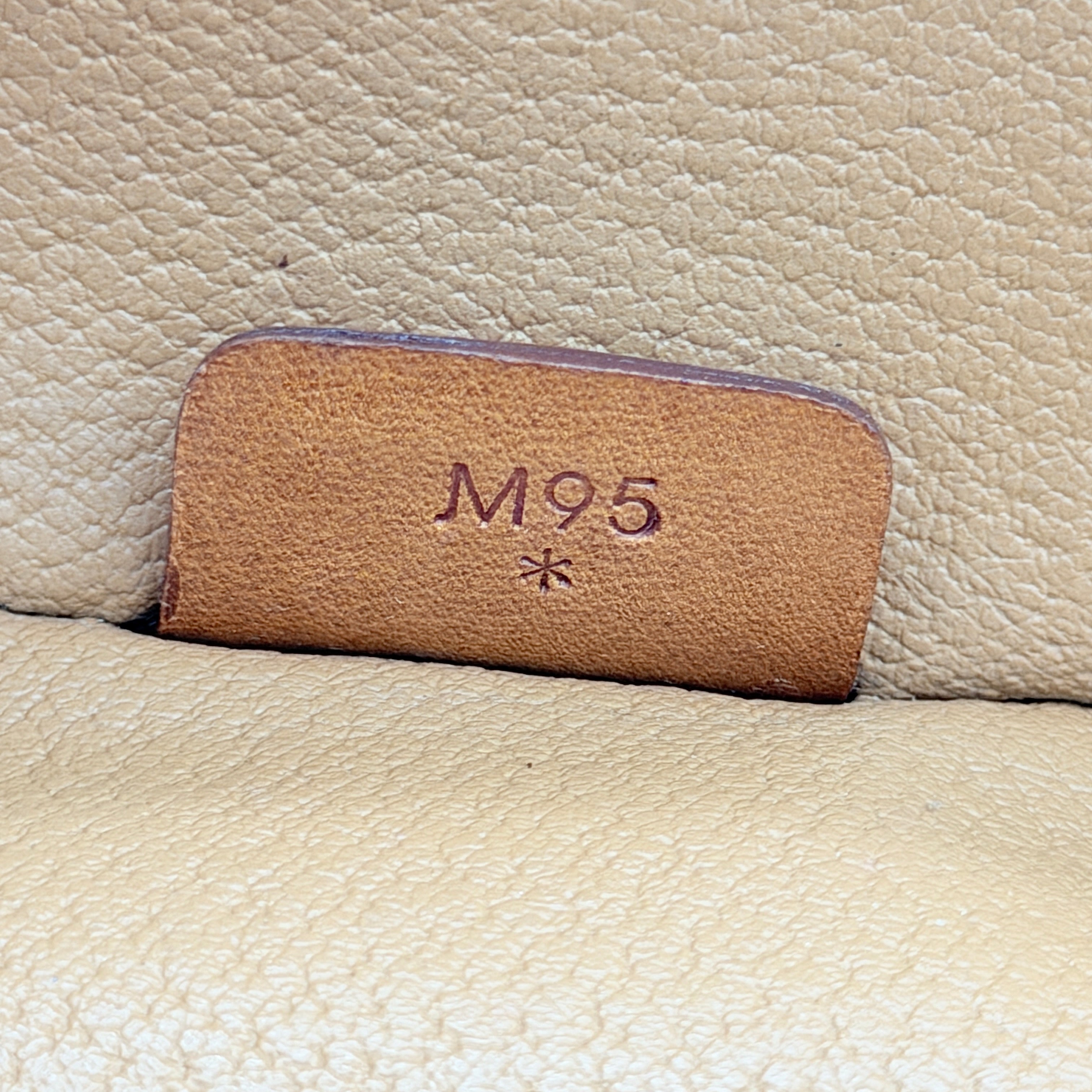 Celine Triomphe Macadam Vanity Bag Brown
