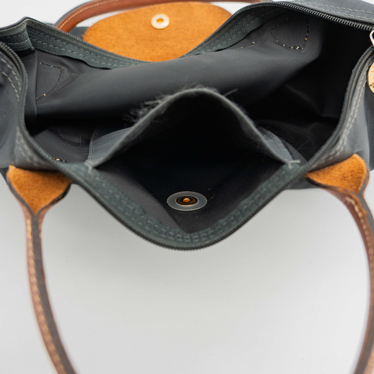 Longchamp Le Pliage Original Handbag Black/Brown