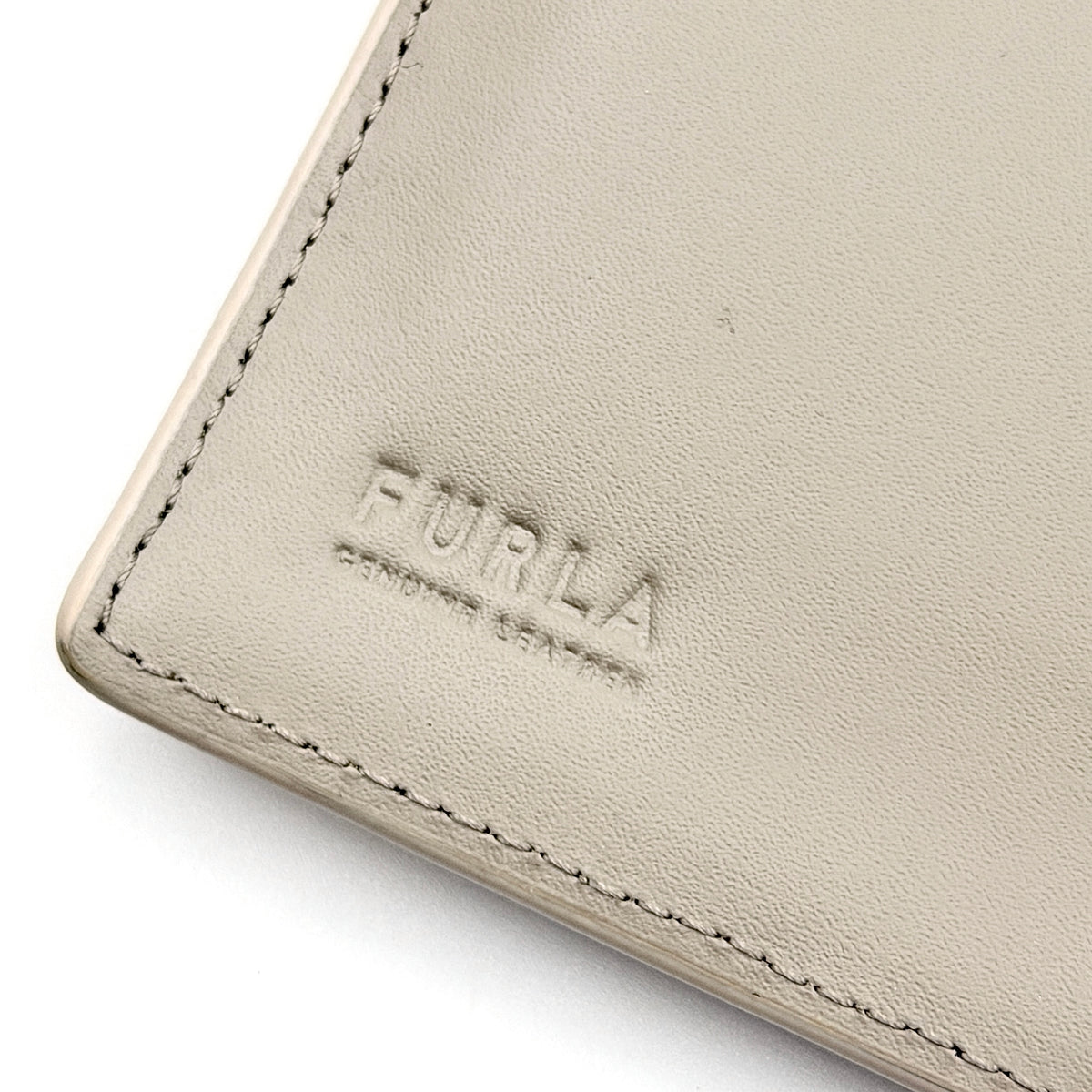 Furla Sofia Grainy Continental Long Wallet Ivory