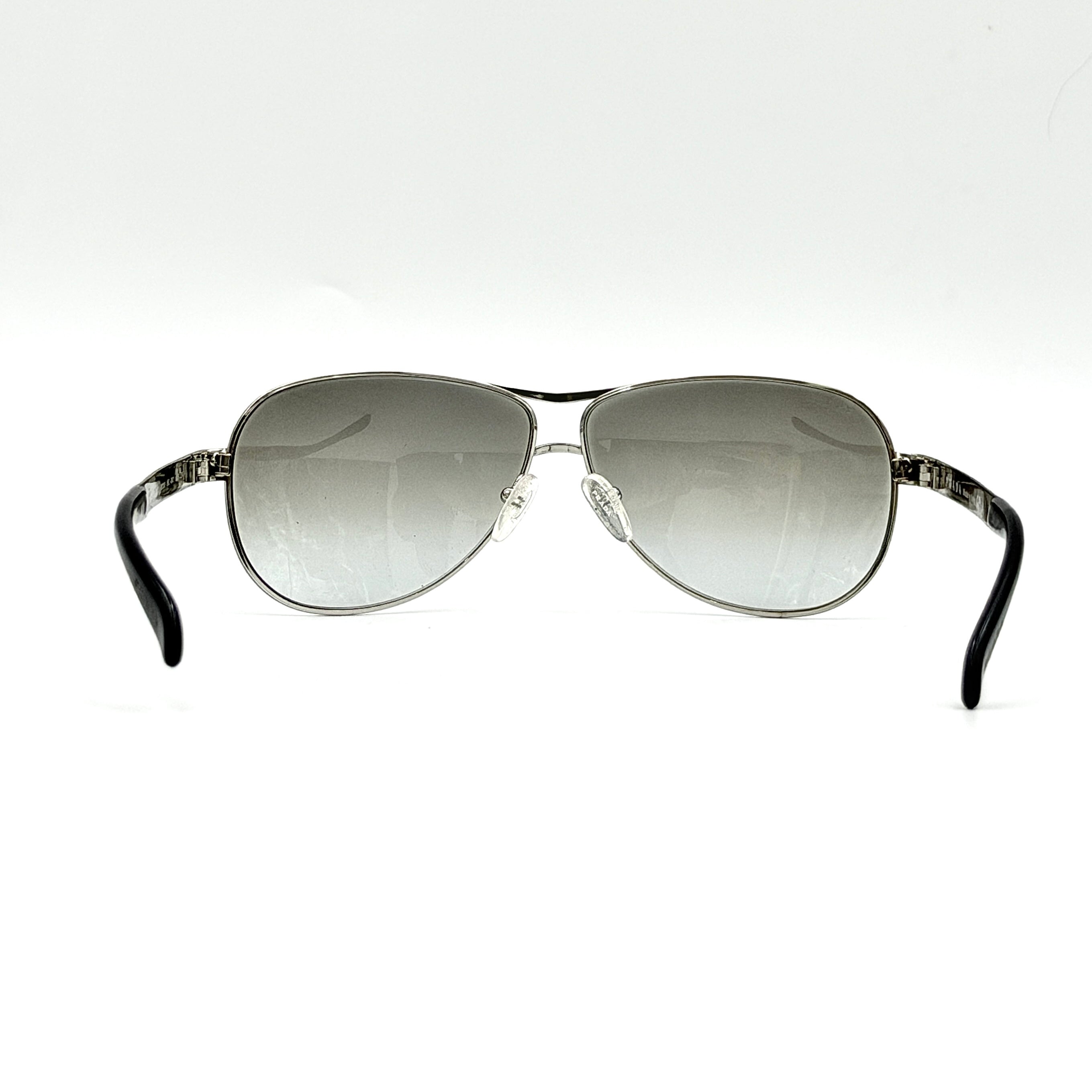 Prada SPR56I Rhinestone Sunglasses Silver