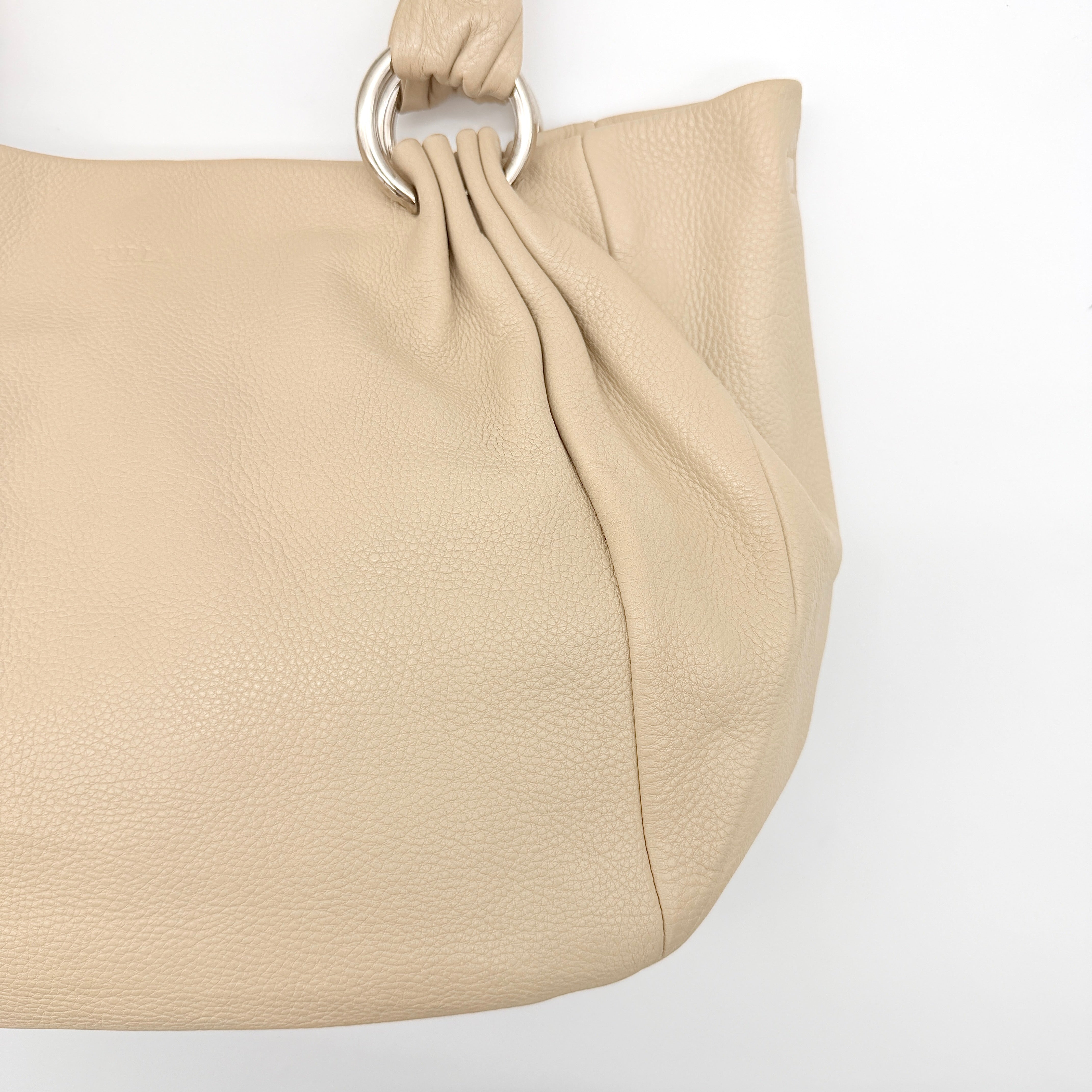 Furla Leather Shoulder Bag Beige