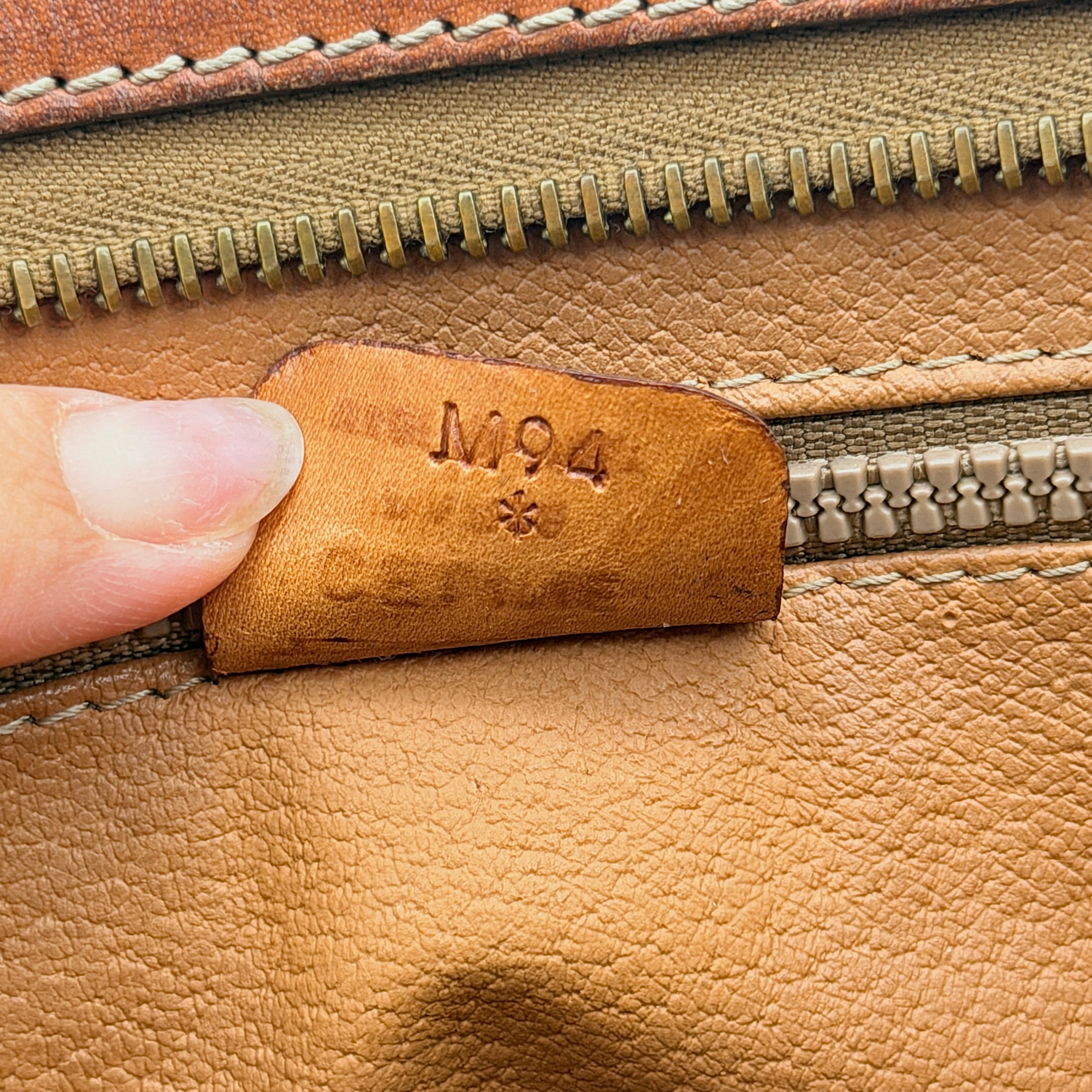 Celine Triomphe Macadam Clutch Bag Brown