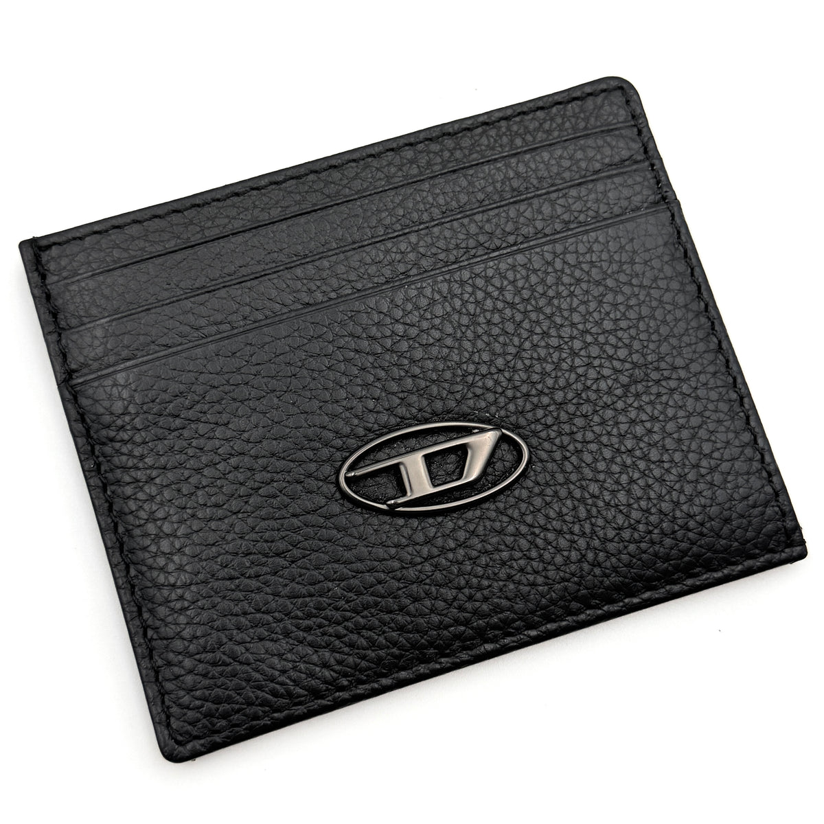 Diesel Johnny Leather Card Holder Black