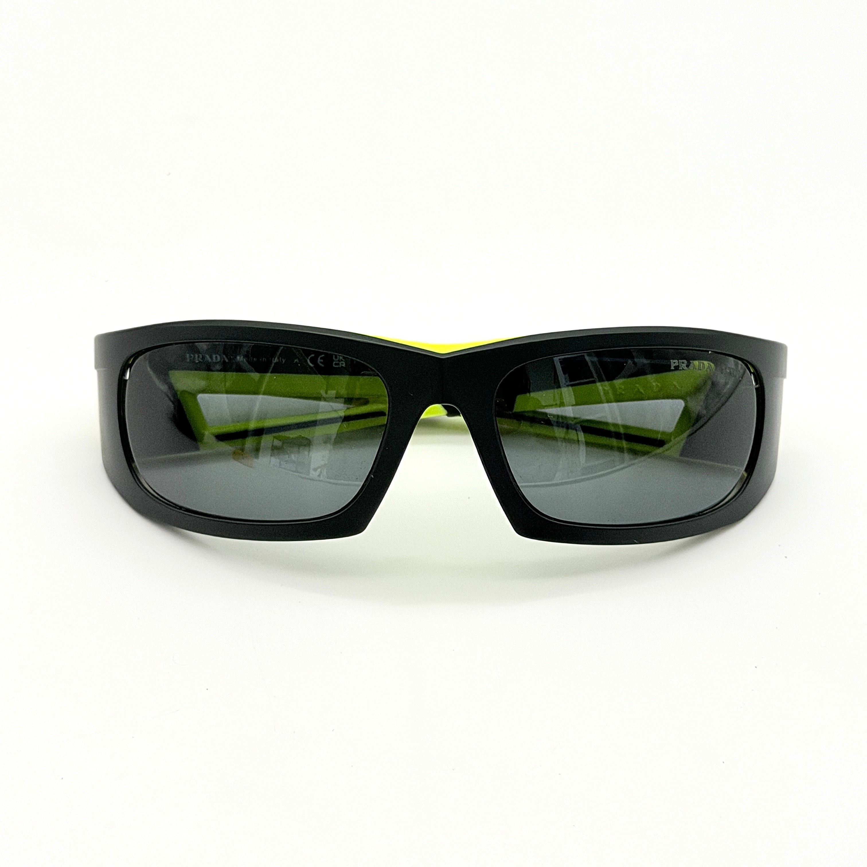 Prada Linea Rossa Impavid SPS02Y Sunglasses Neon Yellow/Black