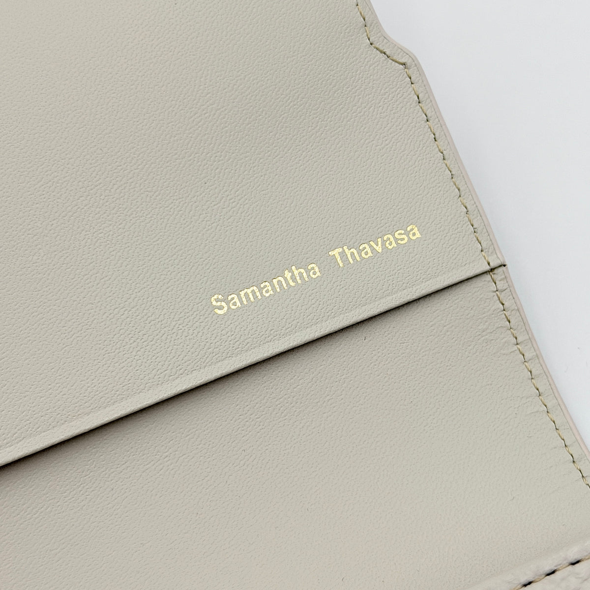 Samantha Thavasa M Chouchou Long Wallet Light Pink/Ivory