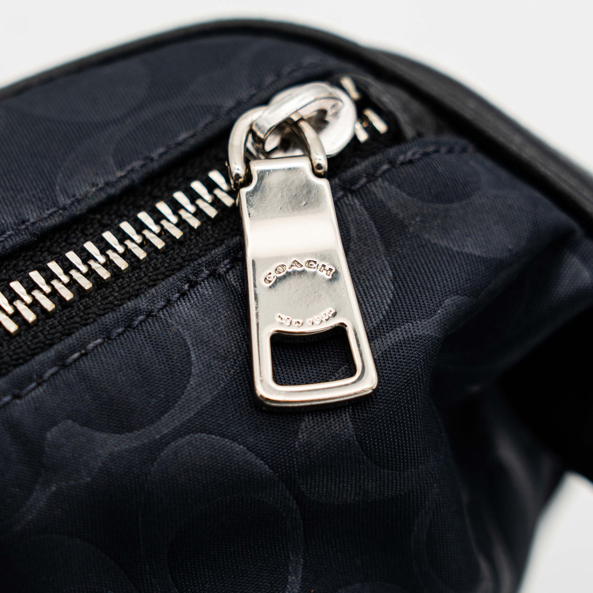 Coach Court Belt Bag Navy Blue