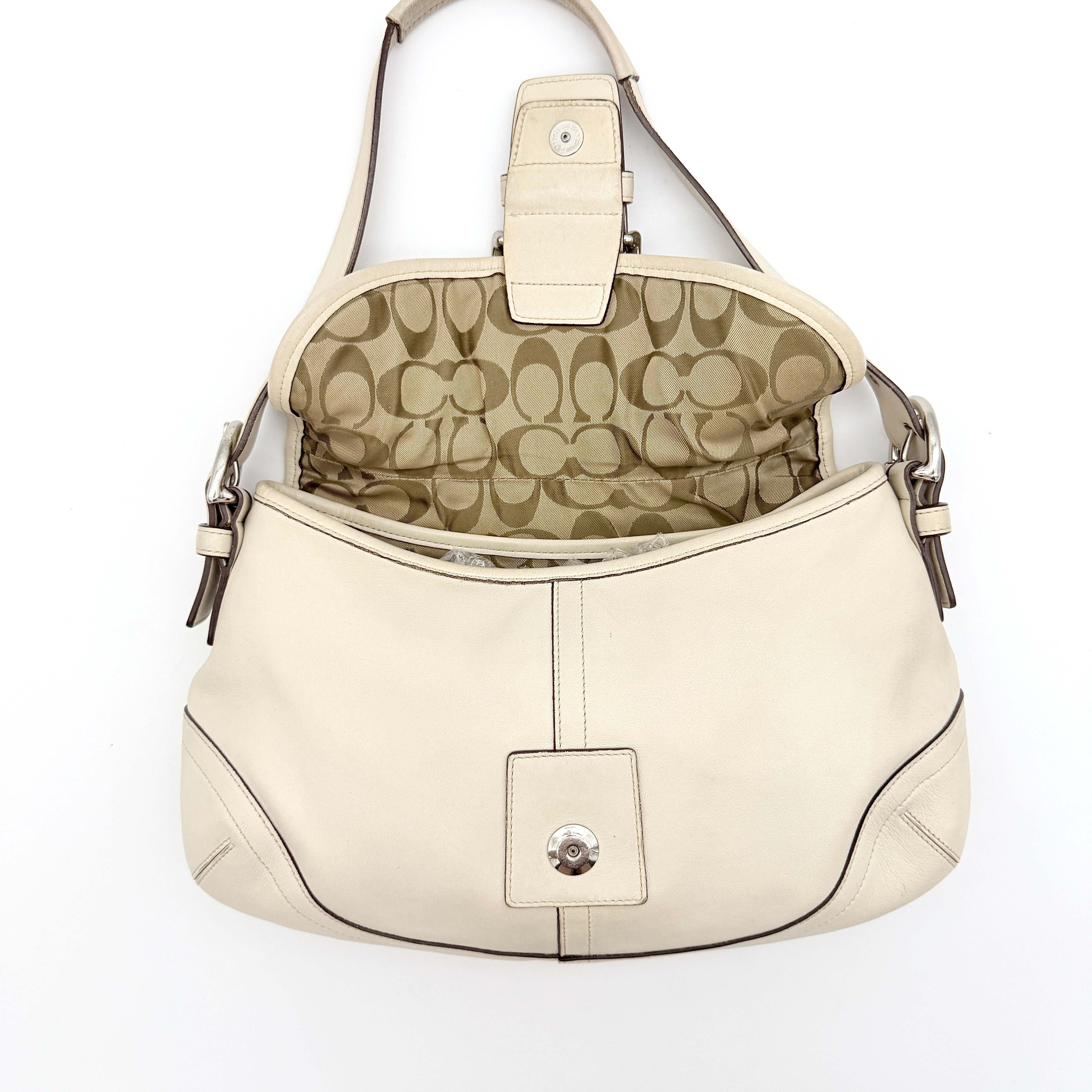 Coach Y2K Signature Soho Shoulder Bag Ivory