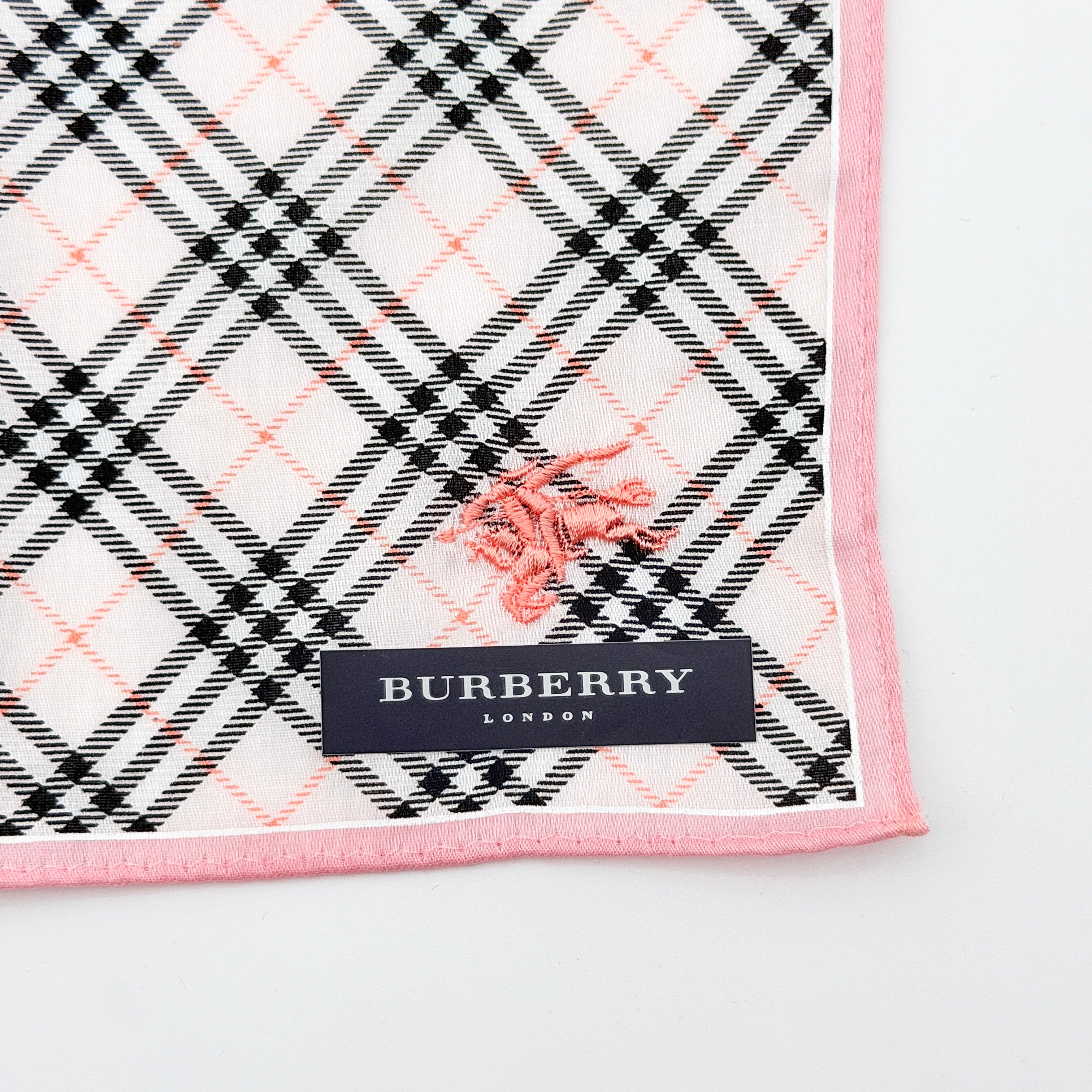 Burberry Teddy Bear Plush Set Pink (With Nova Check Scarf)