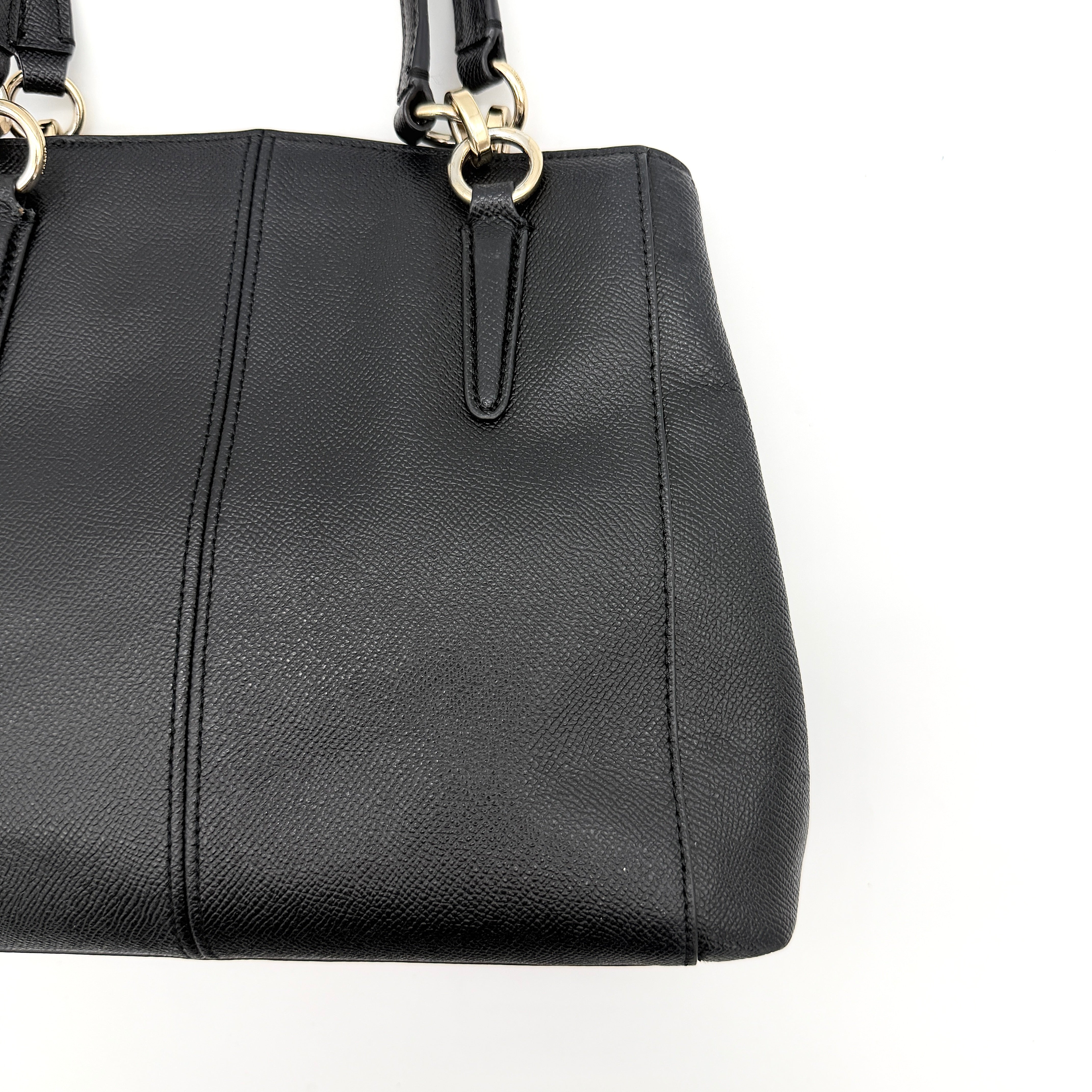 Coach 2Way Minetta Satchel Handbag Black