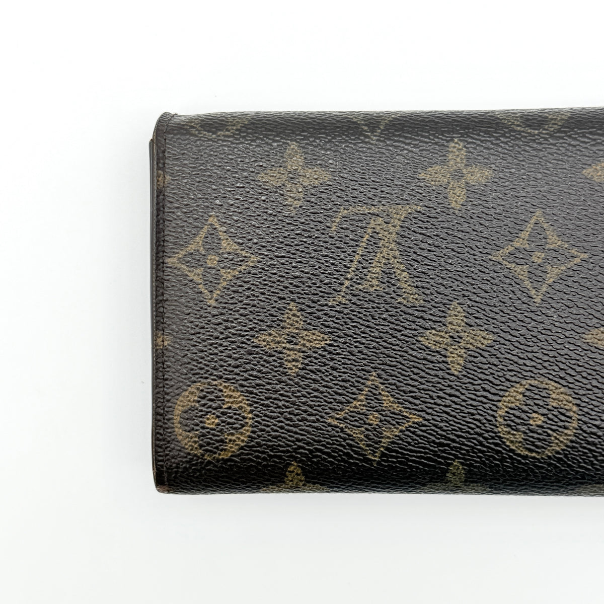 Louis Vuitton Monogram Sarah Long Wallet Brown