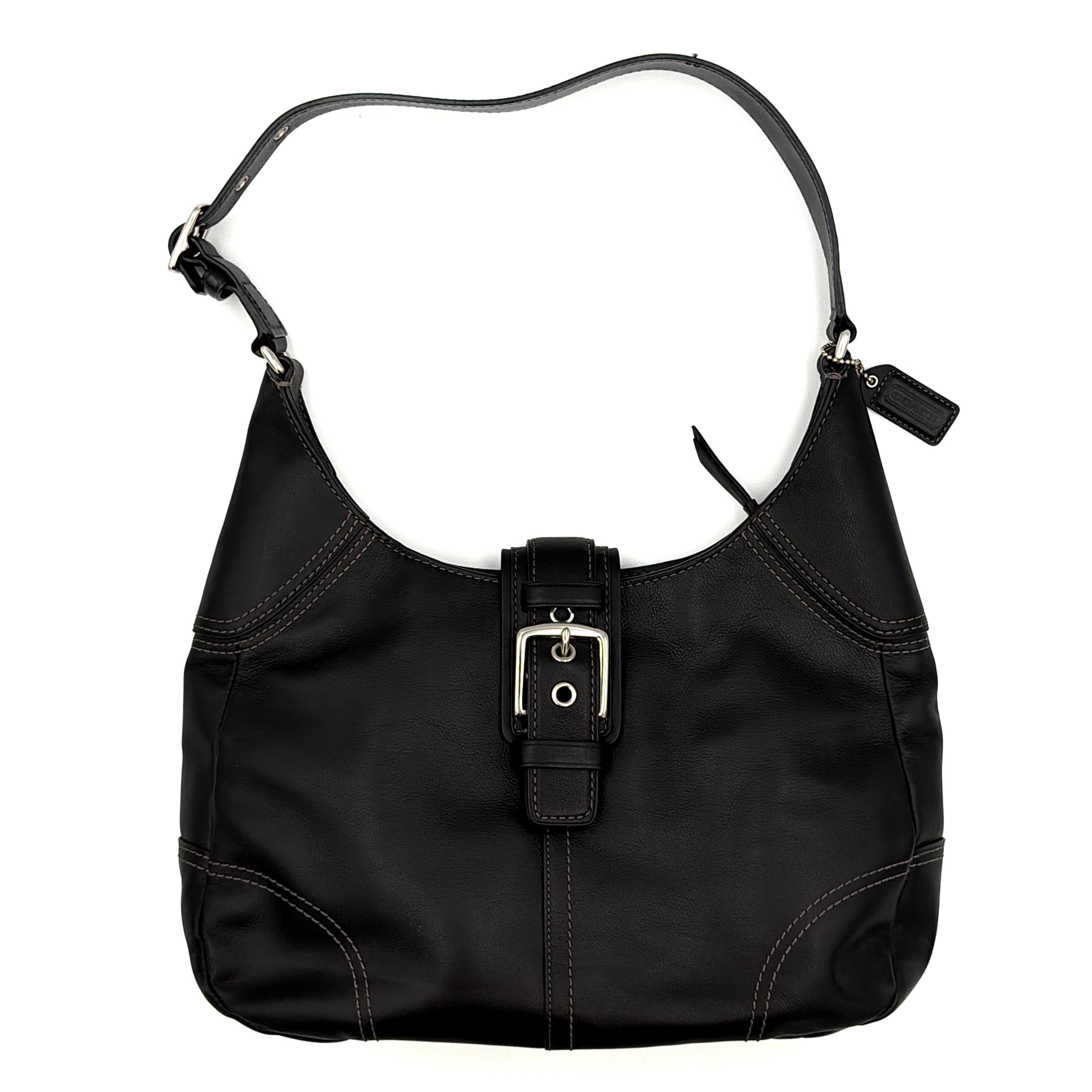 Coach Y2K Hamilton Hobo Shoulder Bag Black