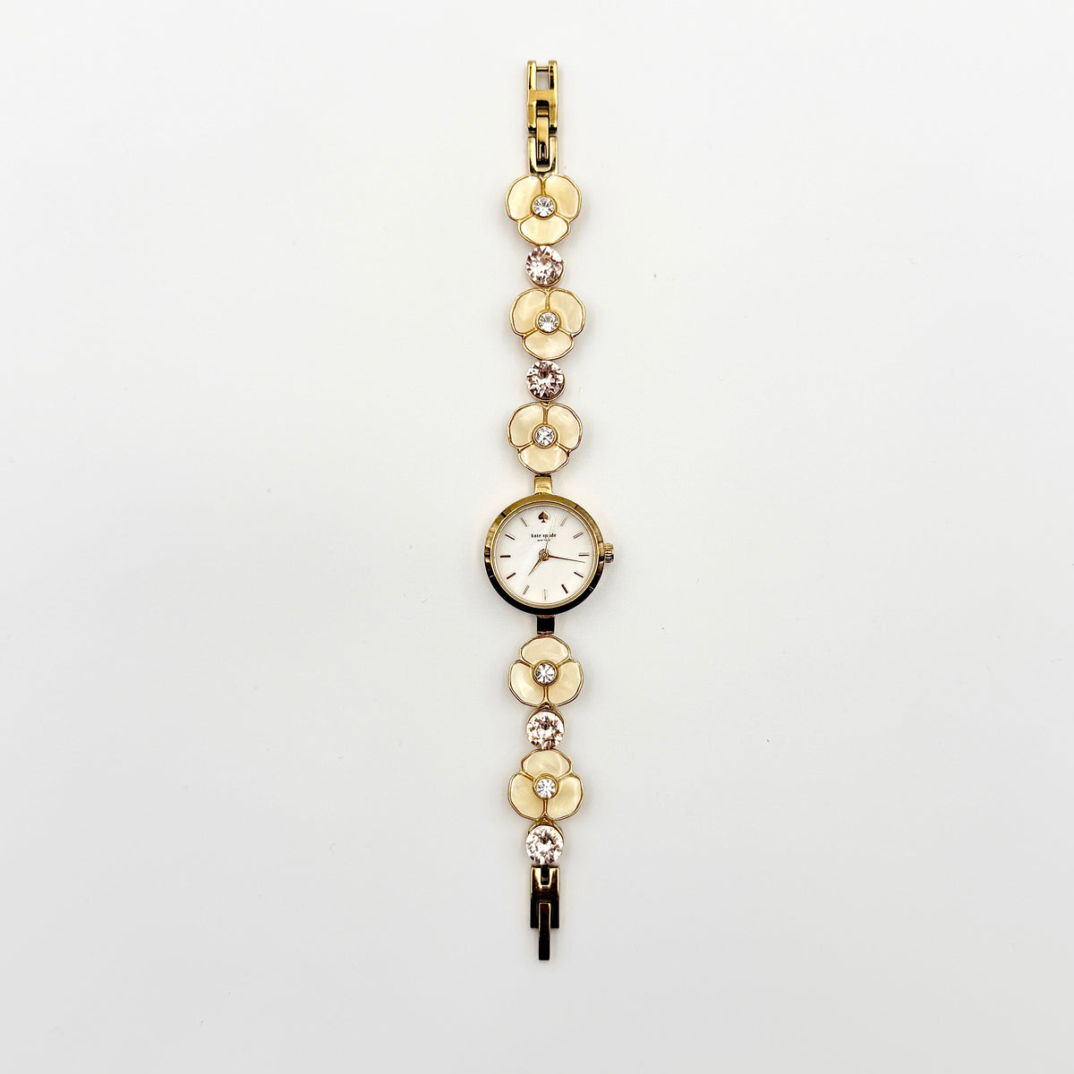 Kate Spade New York Monroe Floral Bracelet Watch Gold