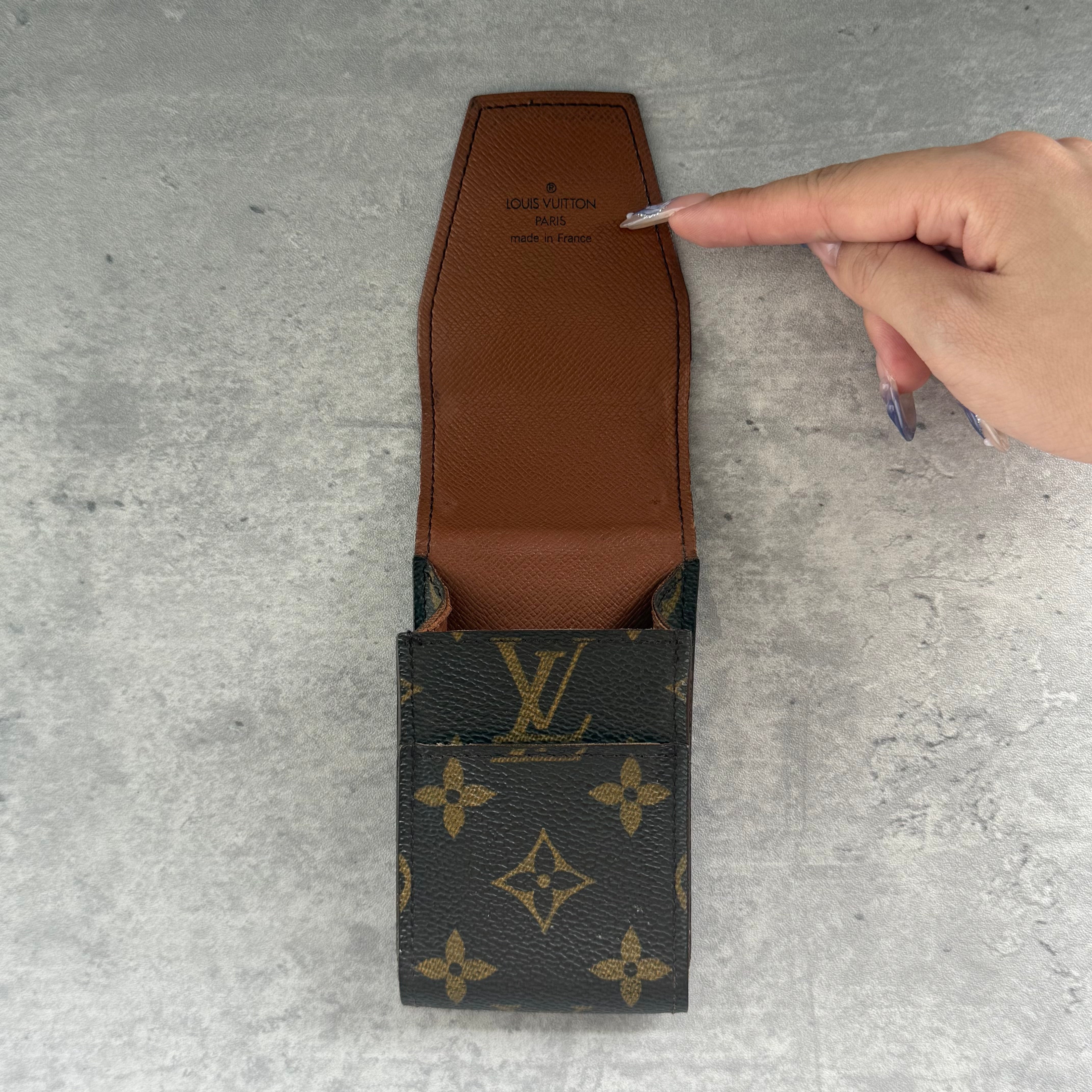 Louis Vuitton Monogram Cigarette Case Brown