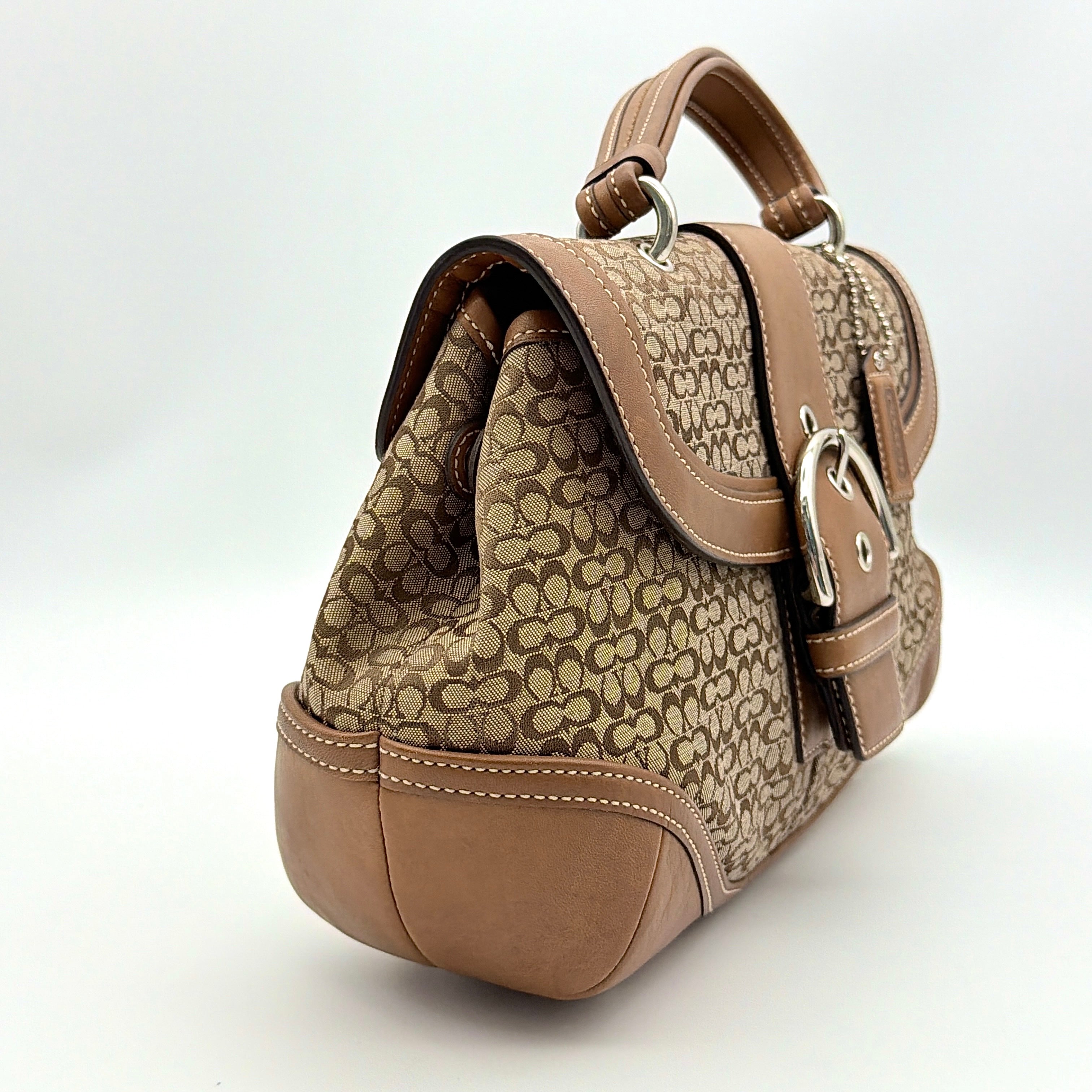 Coach Y2K Signature Soho Shoulder Bag Beige/Tan
