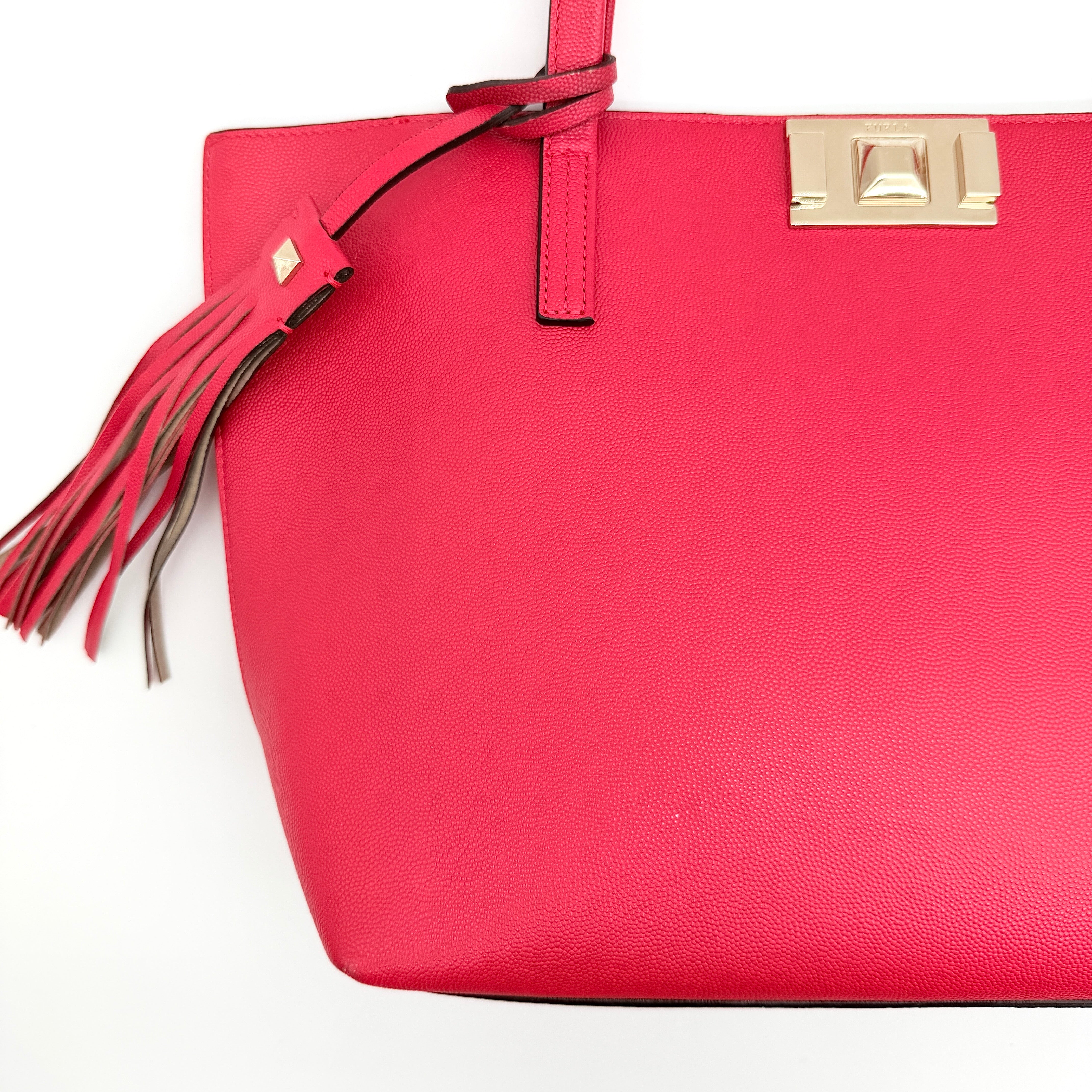 Furla Mimi M Tote Bag Red