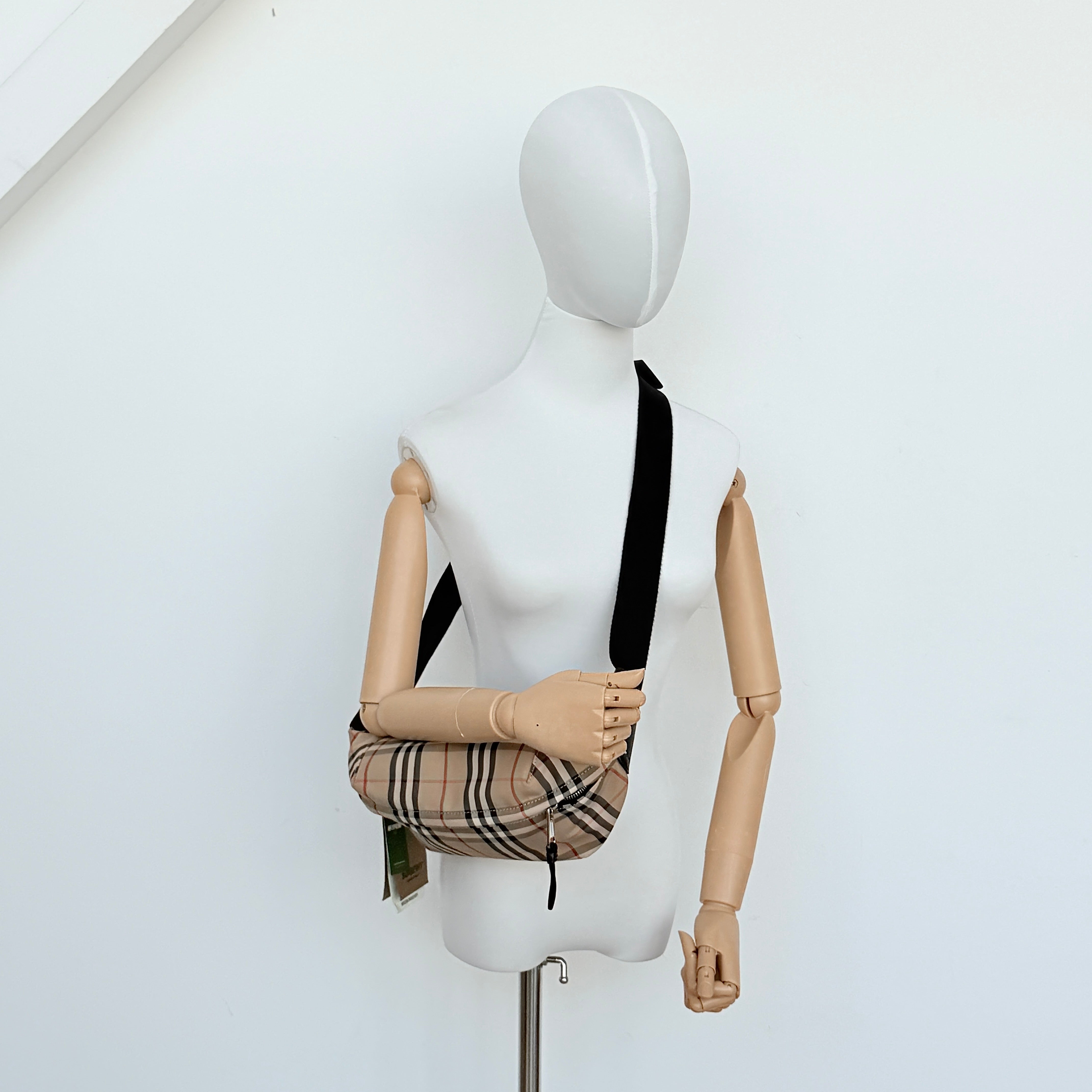 Burberry Nova Check Waist Bag Beige